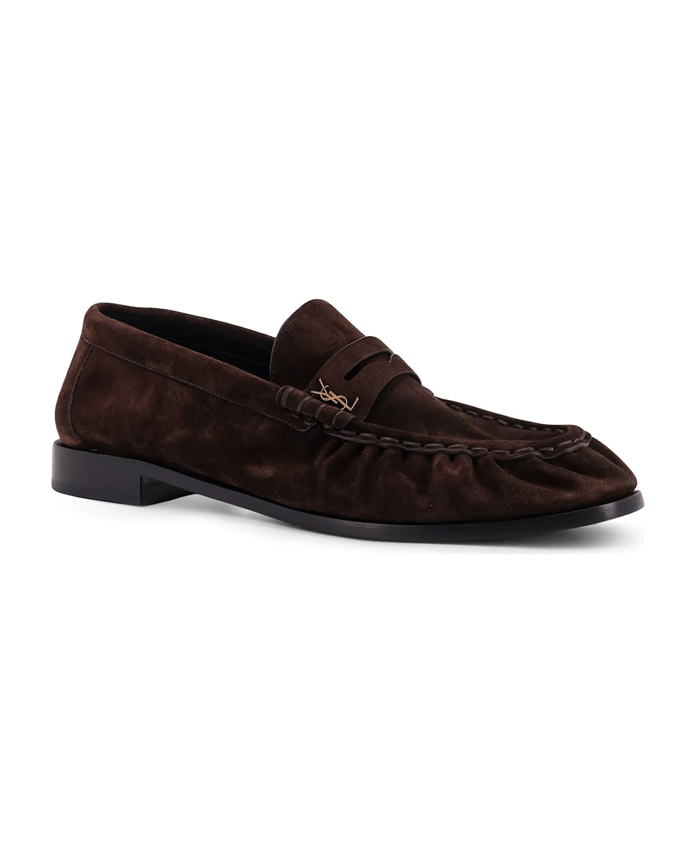 Saint Laurent Le Loafer 15 Moc Suede Loafers - T. Moro