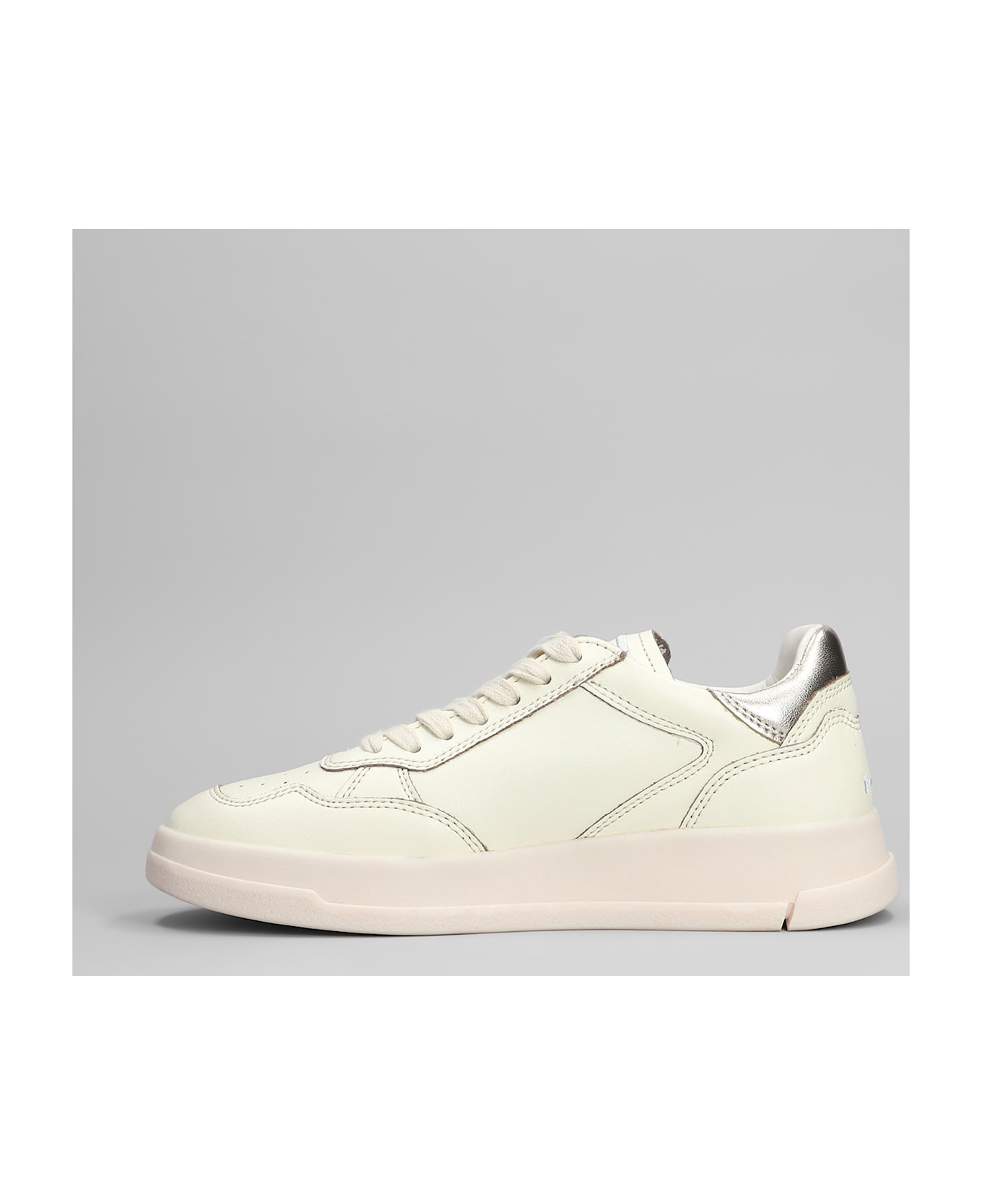 GHOUD Tweener Sneakers In Beige Leather - beige