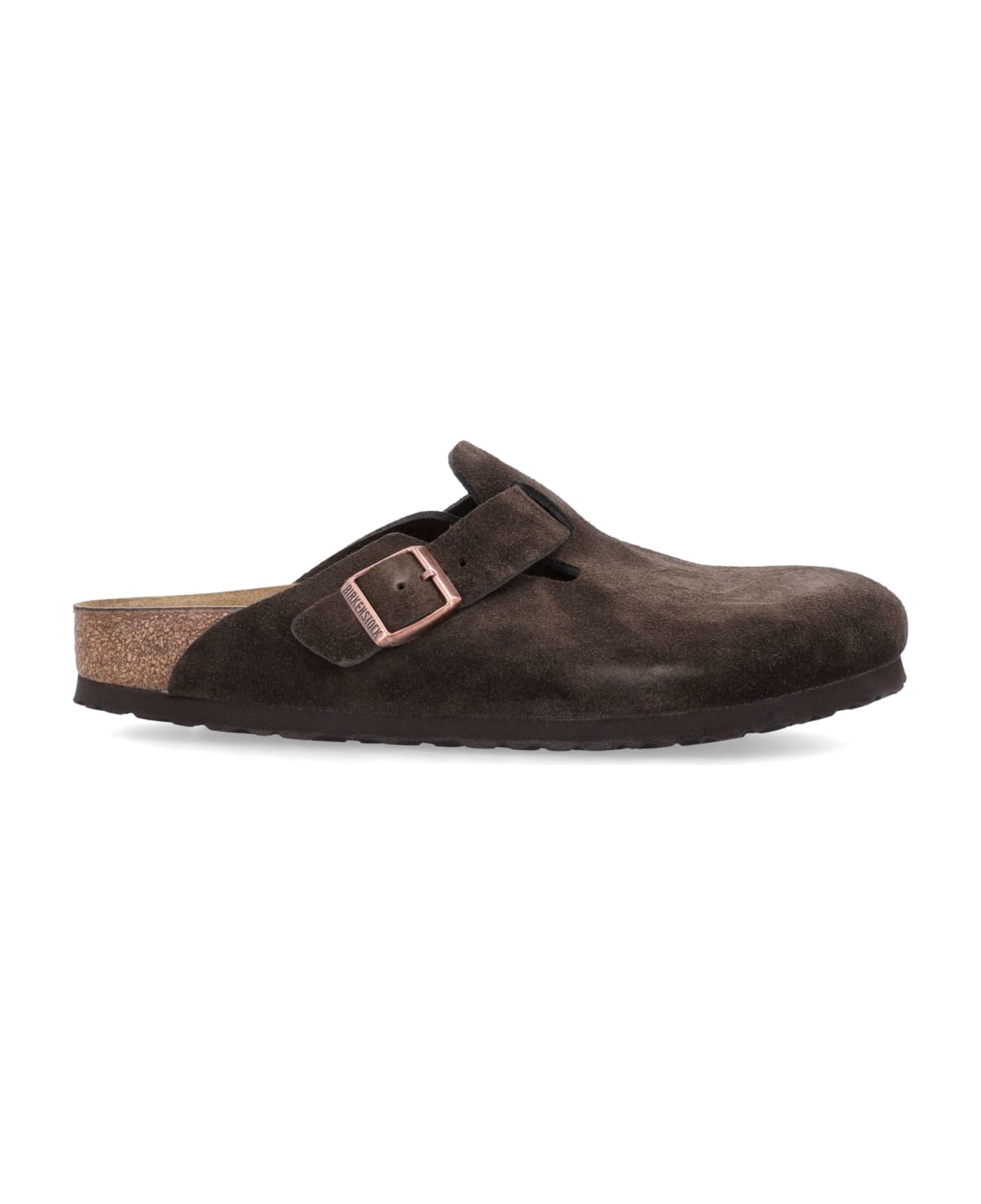 Birkenstock Boston Suede Clogs - MOCHA