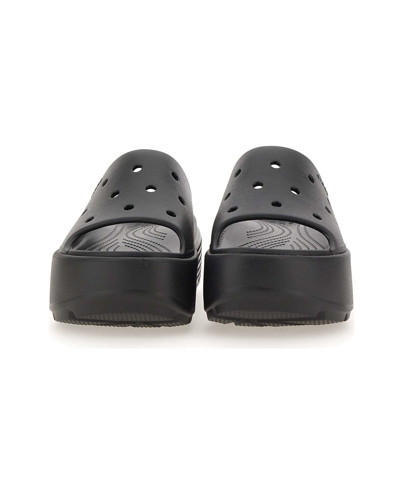 Crocs 'stomp Slide' Sandals - Black