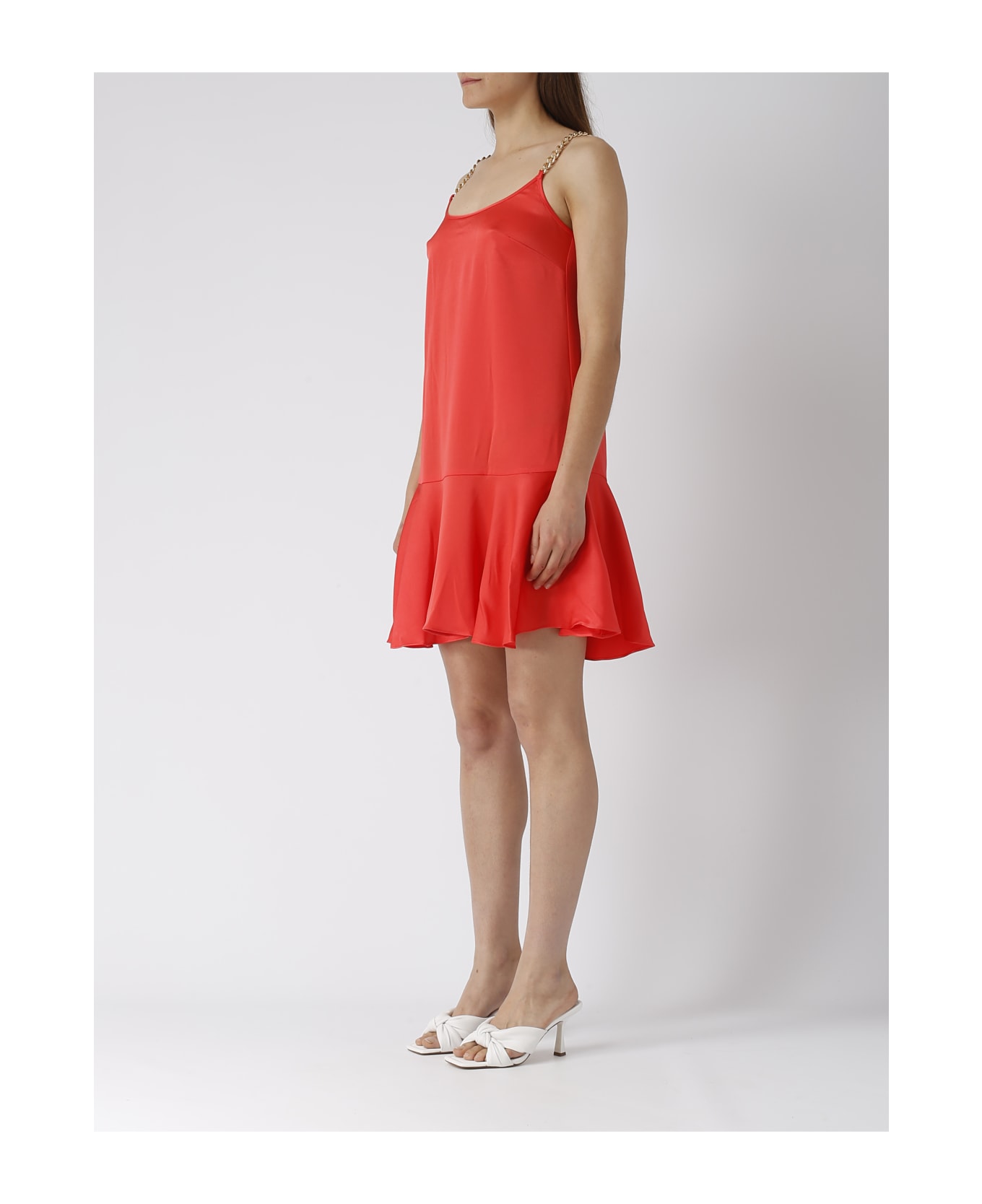 Michael Kors Satin Strap Slip Drs Dress - CORALLO ワンピース＆ドレス