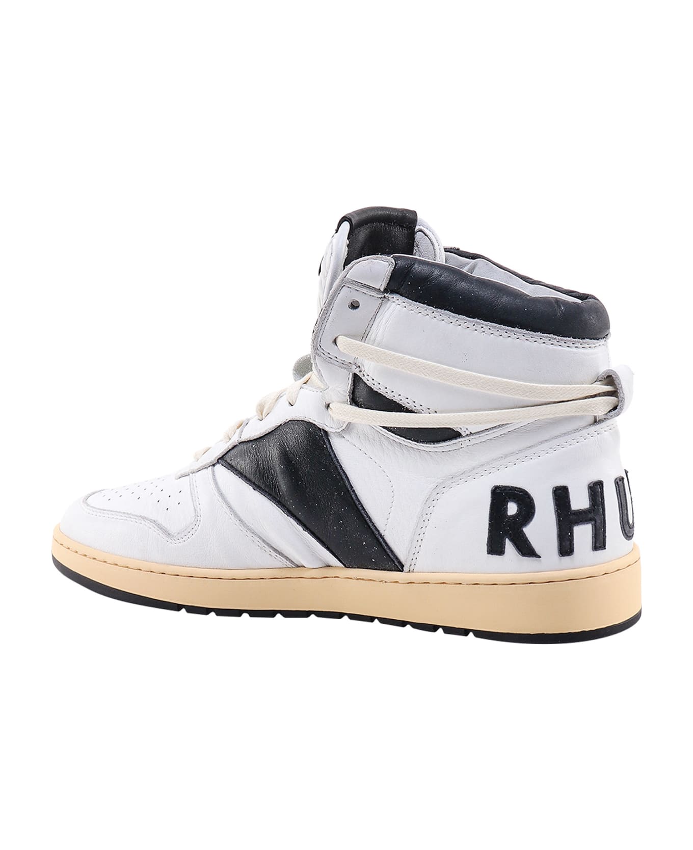 Rhude Rhecess-hi Sneakers - WHITE/BLACK スニーカー