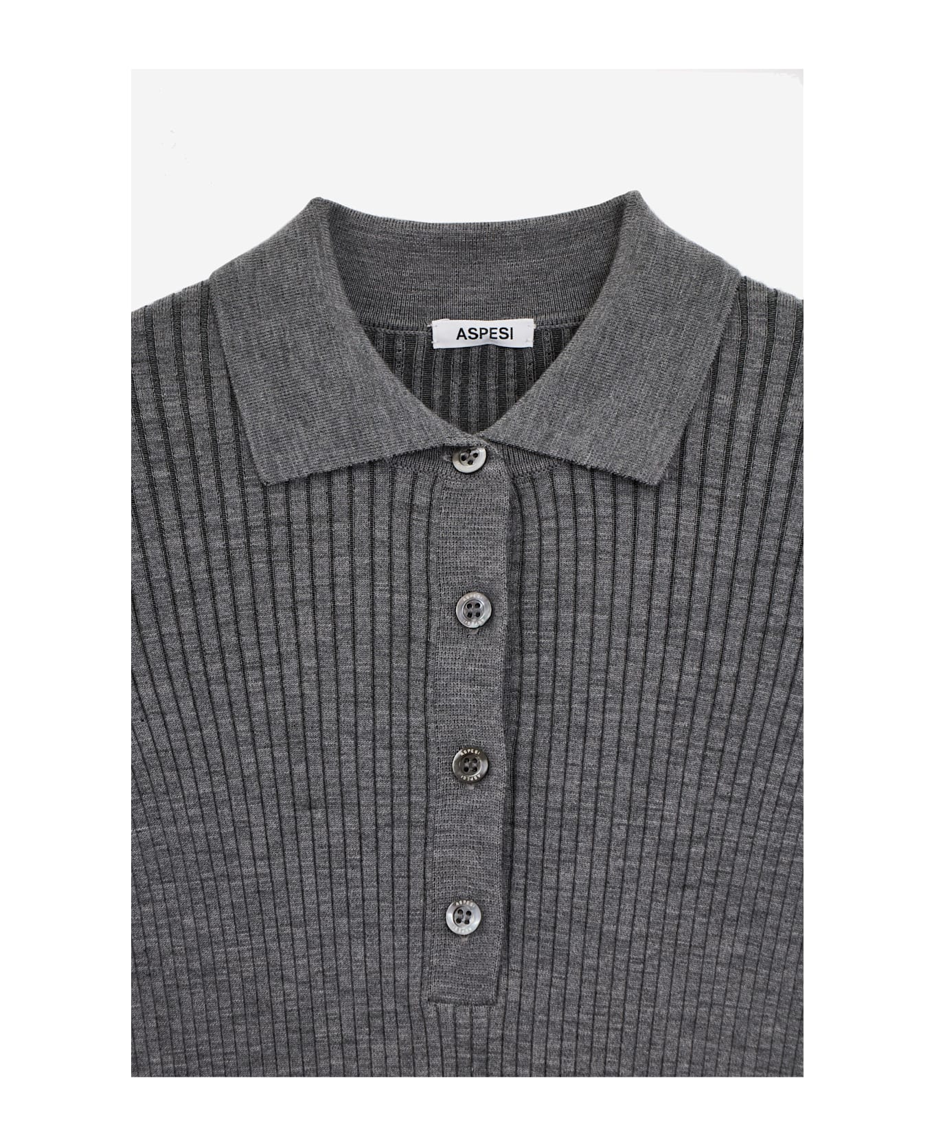 Aspesi Wool Jersey. - grey