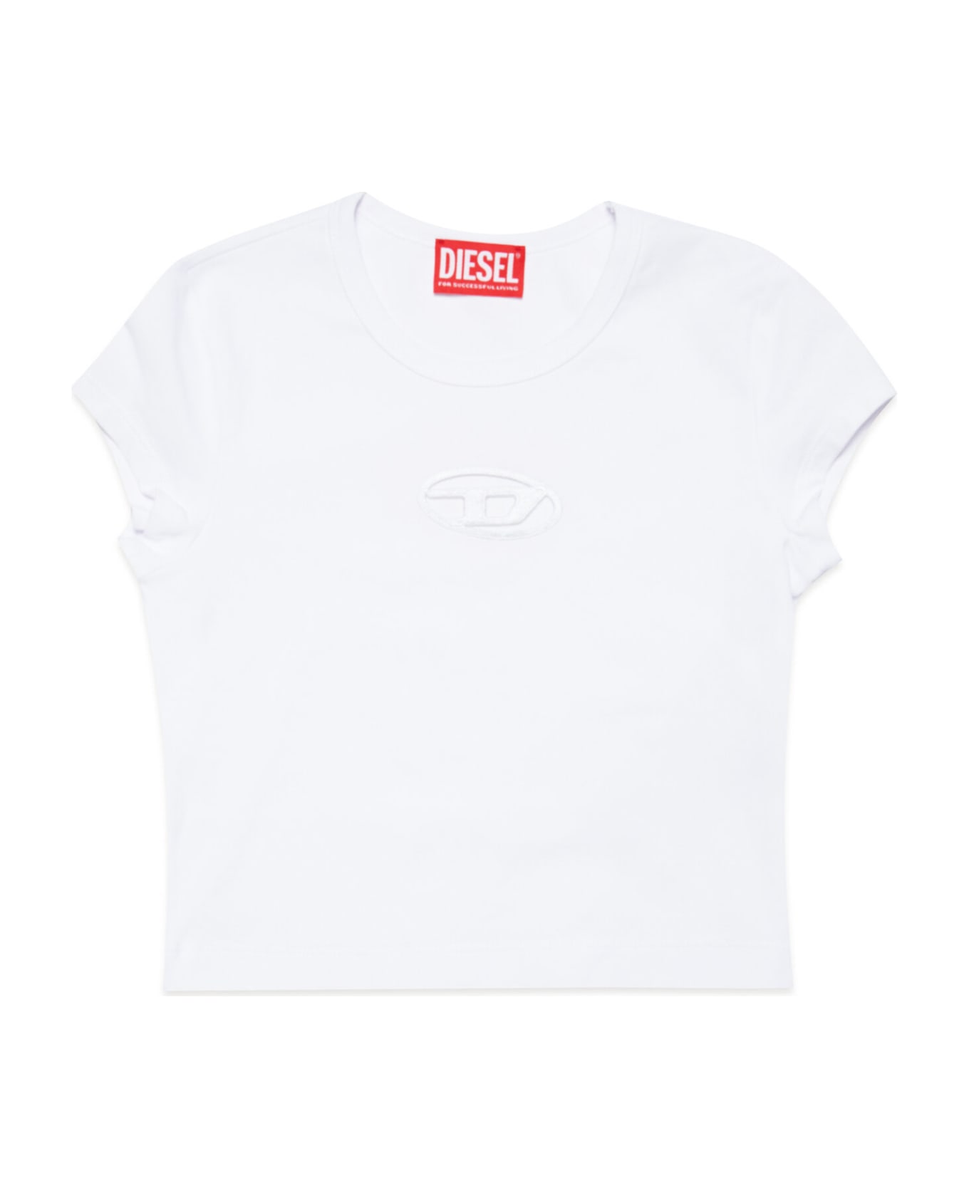 Diesel Tangie T-shirt Diesel Oval D Branded T-shirt - Bianco