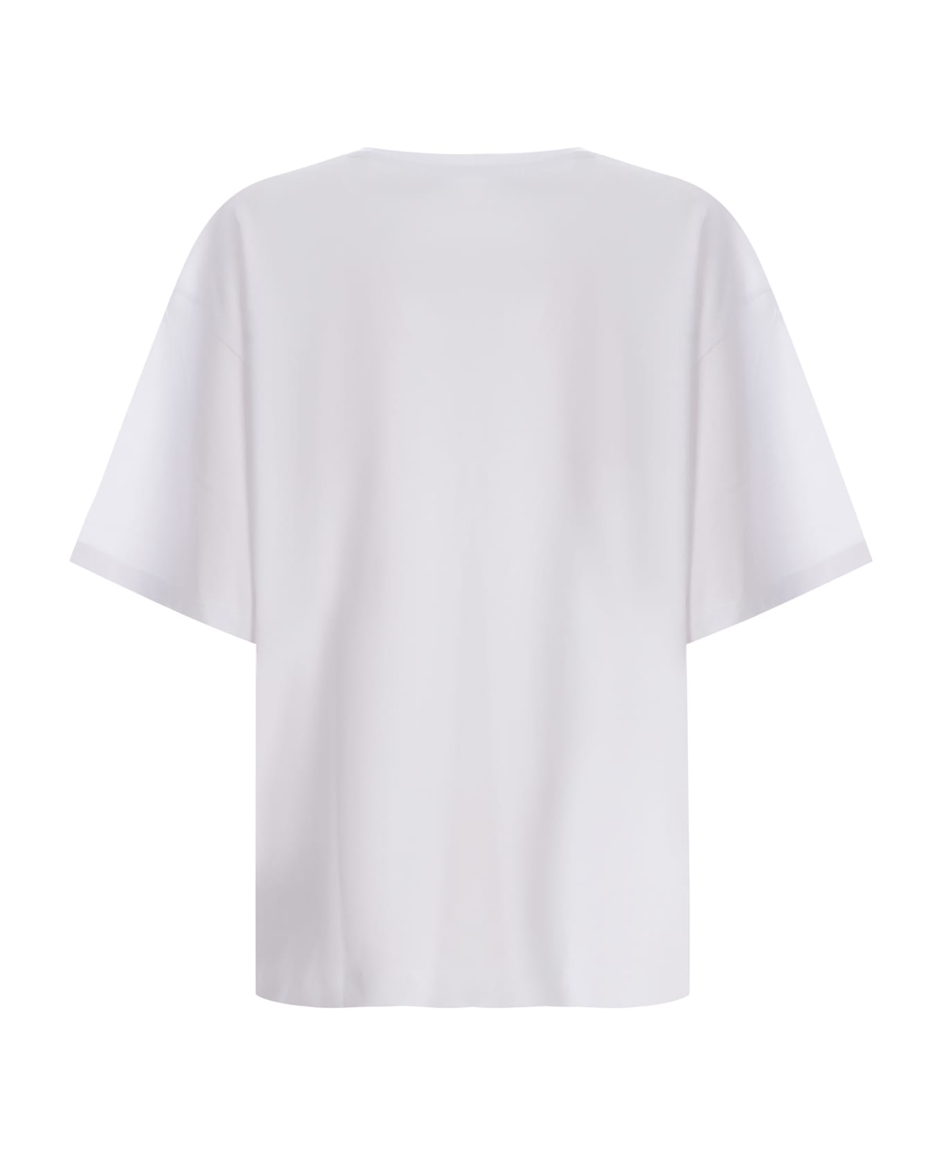 Fiorucci T-shirt Fiorucci "mouth" Made Of Cotton - Bianco Tシャツ