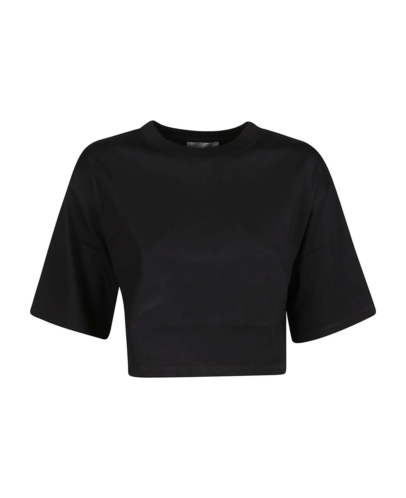 Loulou Studio Gupo Cropped T-shirt - Black