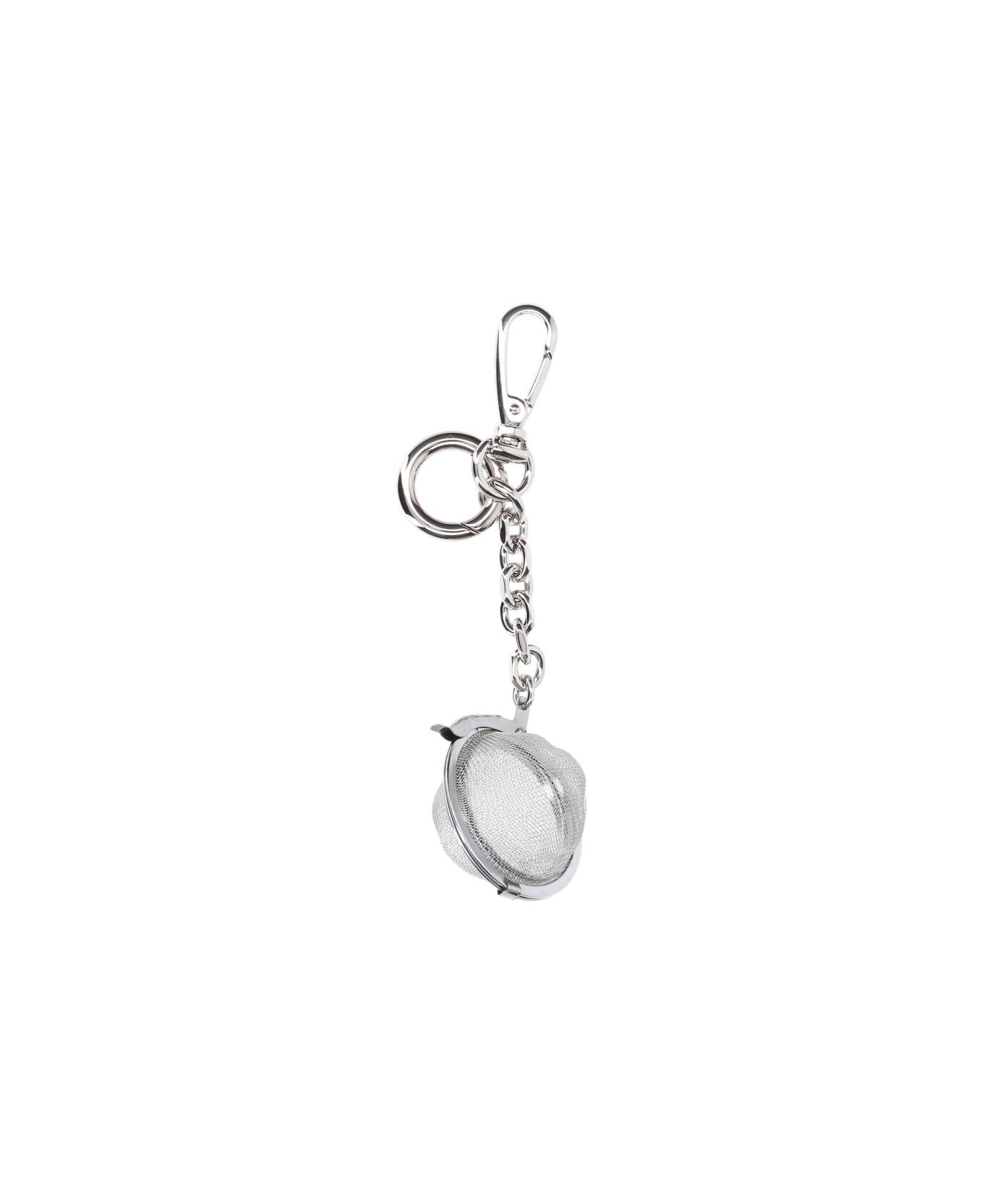 Maison Margiela 'tea Infuser' Keyring Charm - Silver