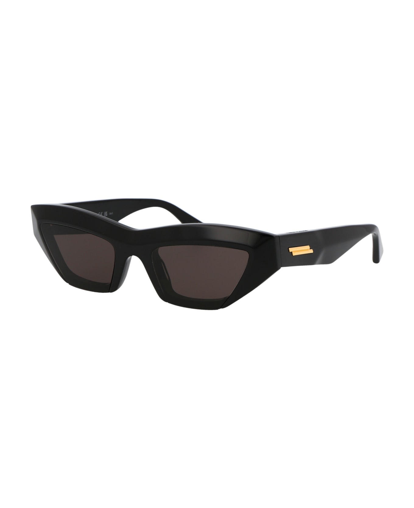 Bottega Veneta Eyewear Bv1219s Sunglasses - 001 BLACK BLACK GREY