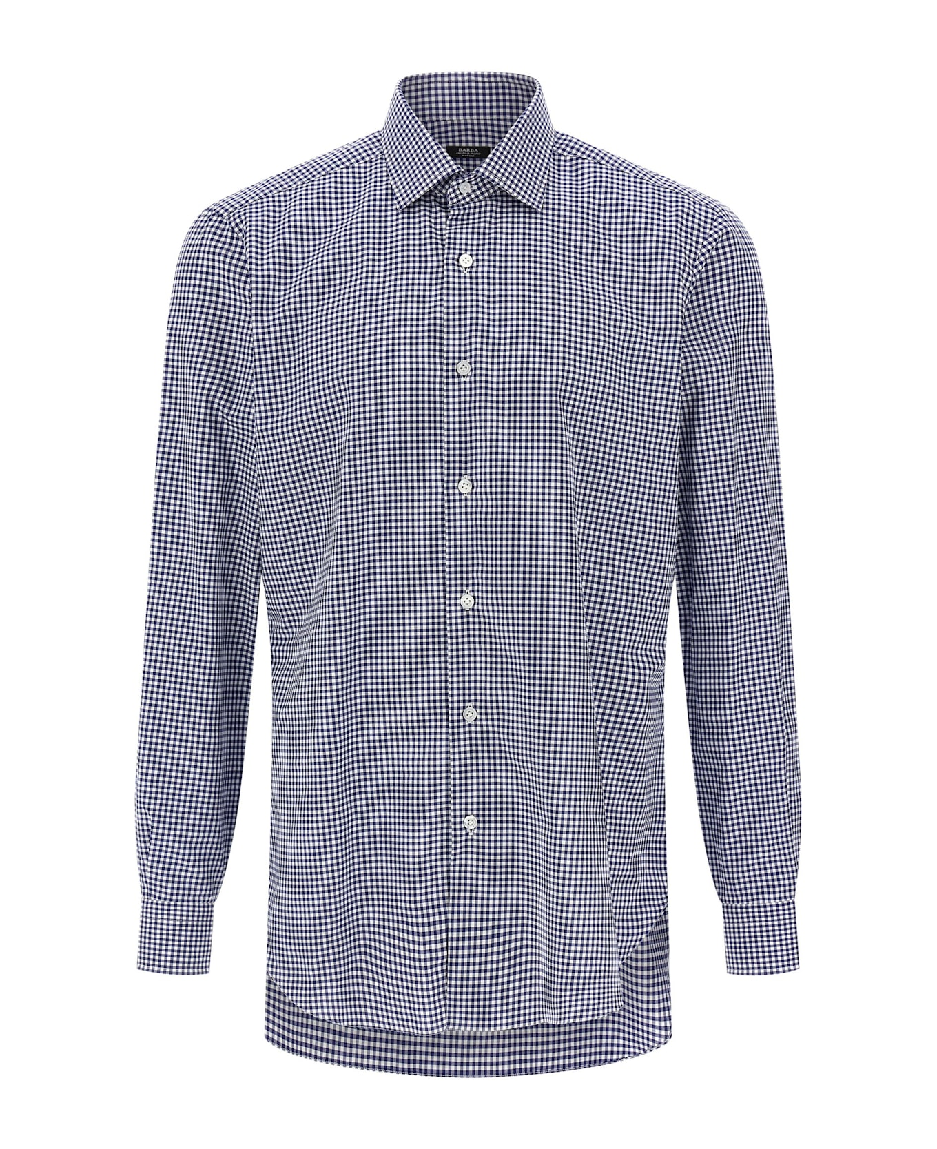 Barba Napoli Vichy Shirt - Blue