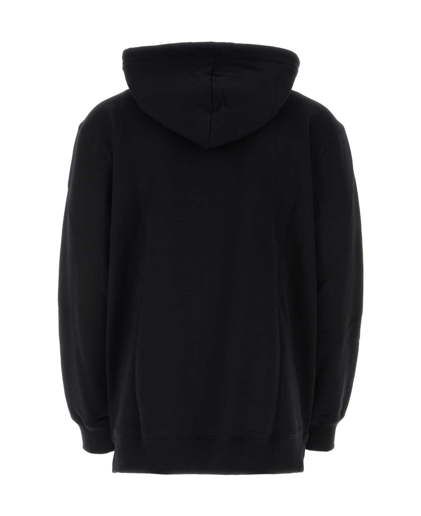 Lanvin Black Cotton Stretch Sweatshirt - Black フリース
