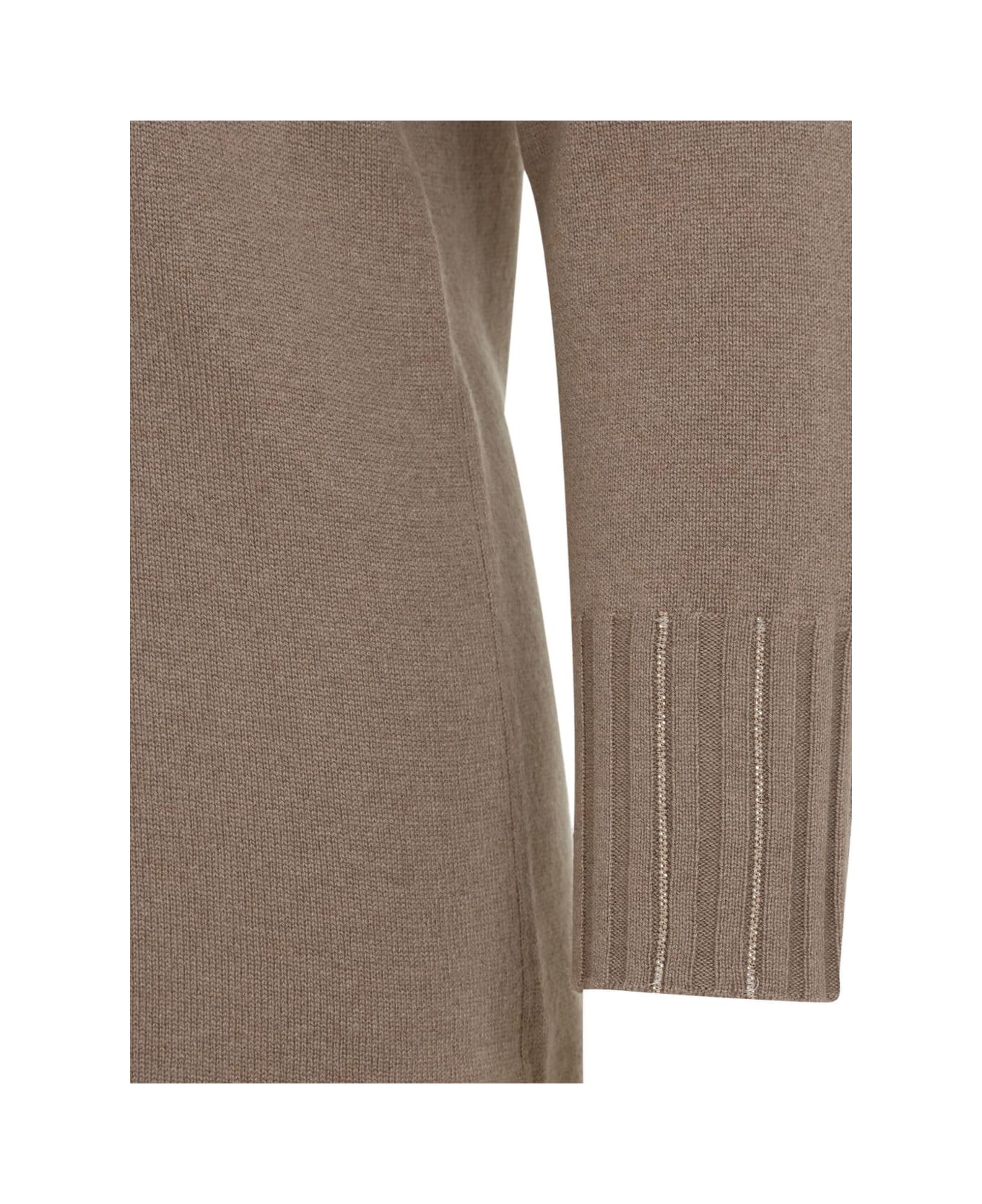 Fabiana Filippi Wool Short Dress - Brown