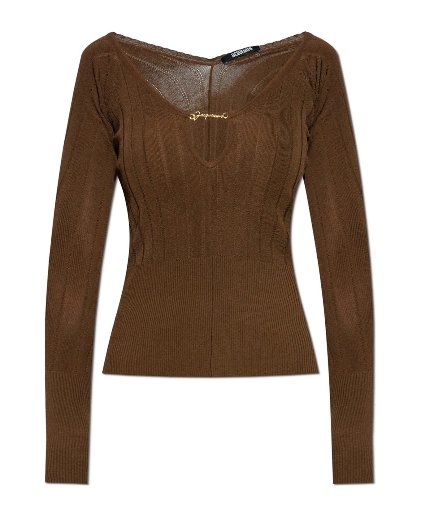 Jacquemus Sweater 'pralu' - BROWN