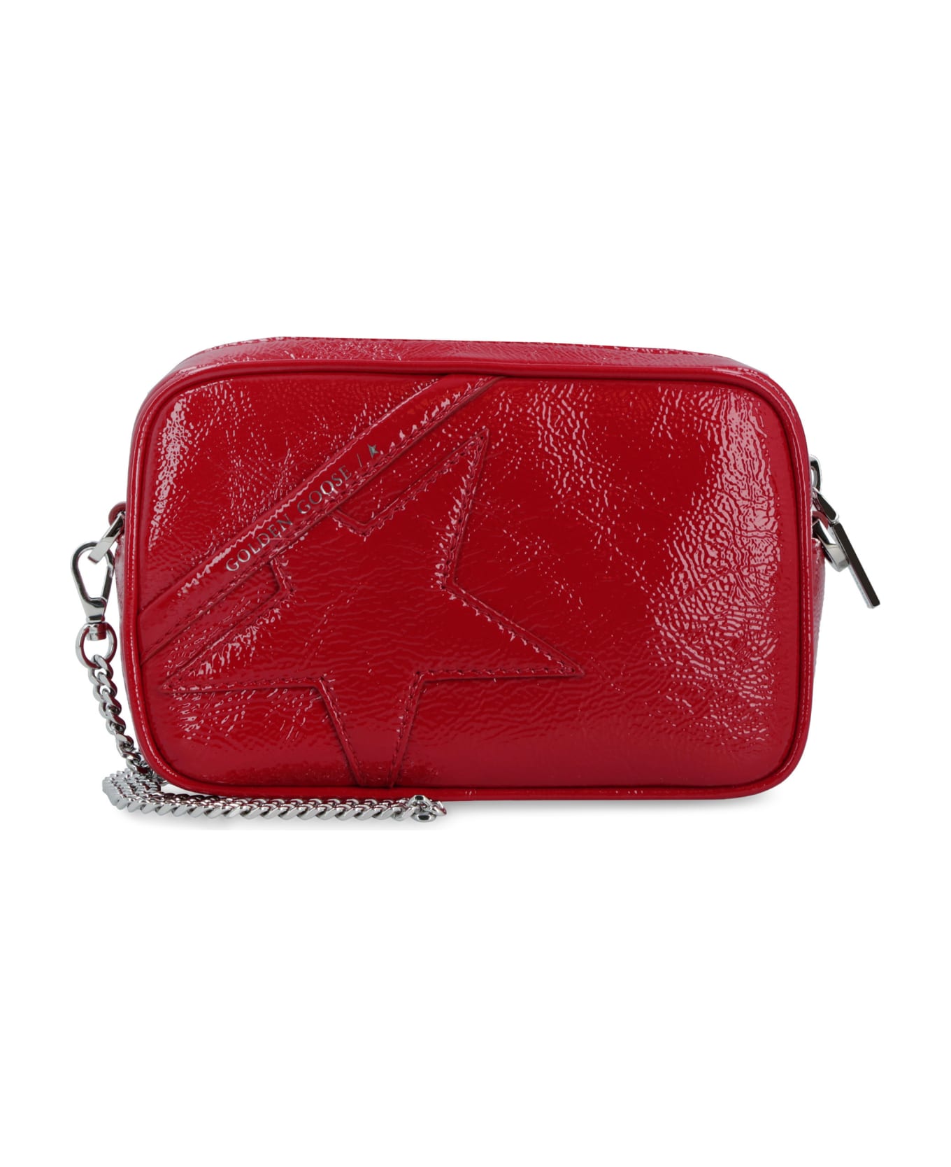 Golden Goose Star Leather Mini Crossbody Bag - Rosso
