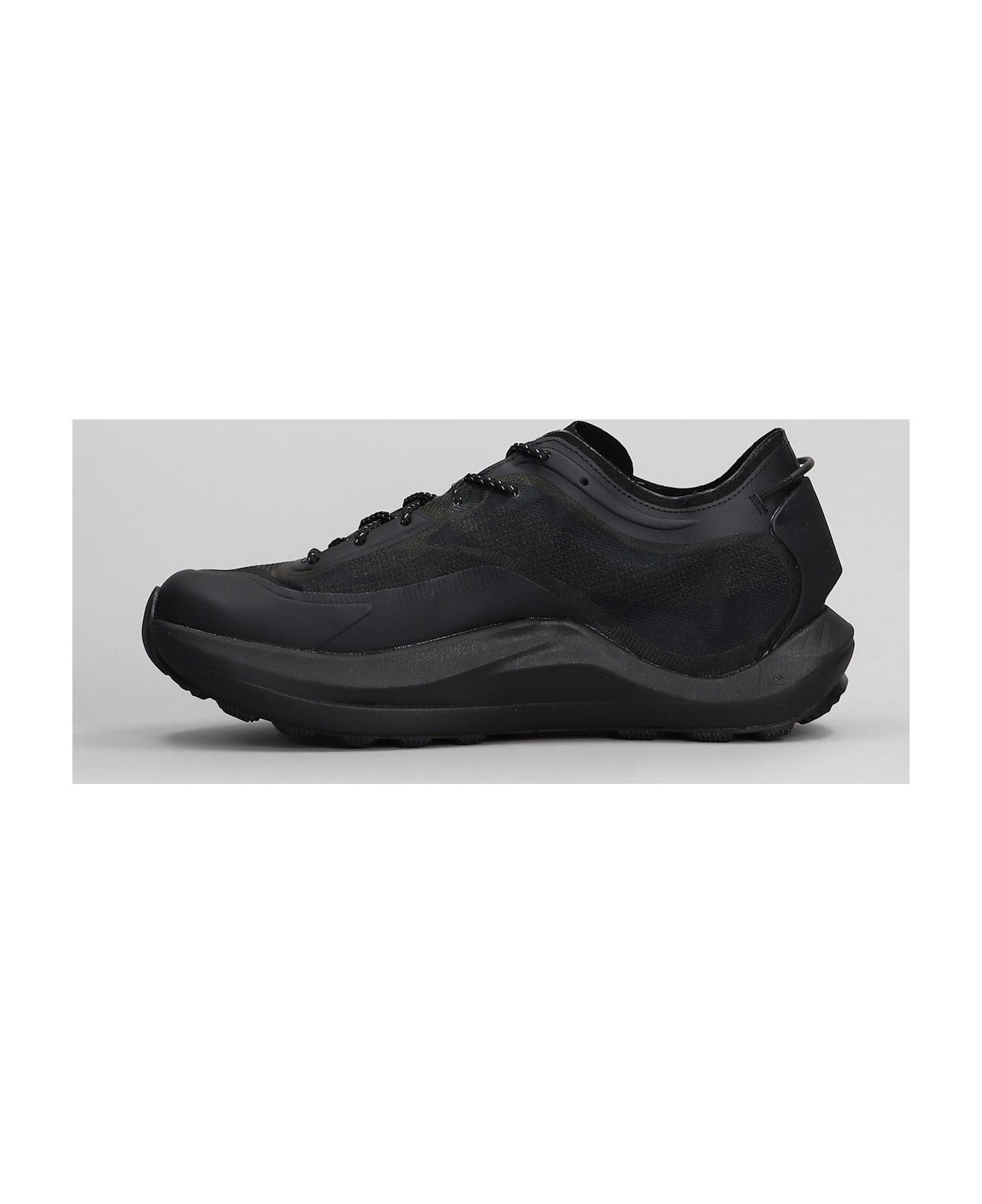 ROA Sella Sneakers In Black Fabric - black