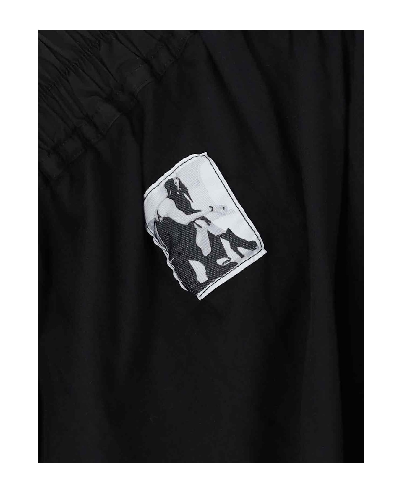 DRKSHDW Soft Edfu Ruched Maxi Skirt - Black