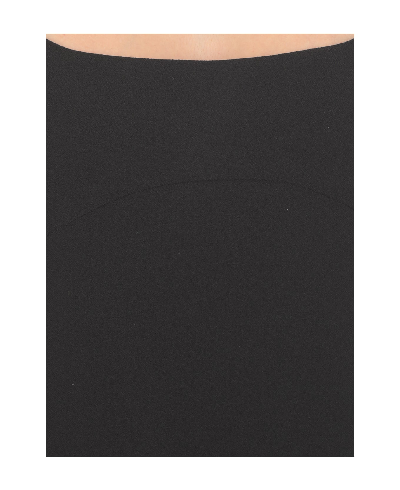 Pinko Mini Dress With Bow On Sleeves - Black