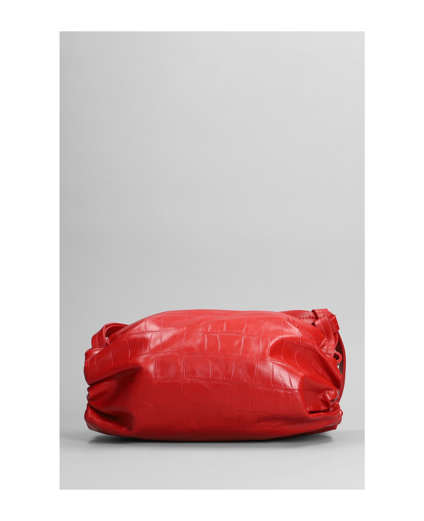 Jil Sander Shoulder Bag In Red Leather - red