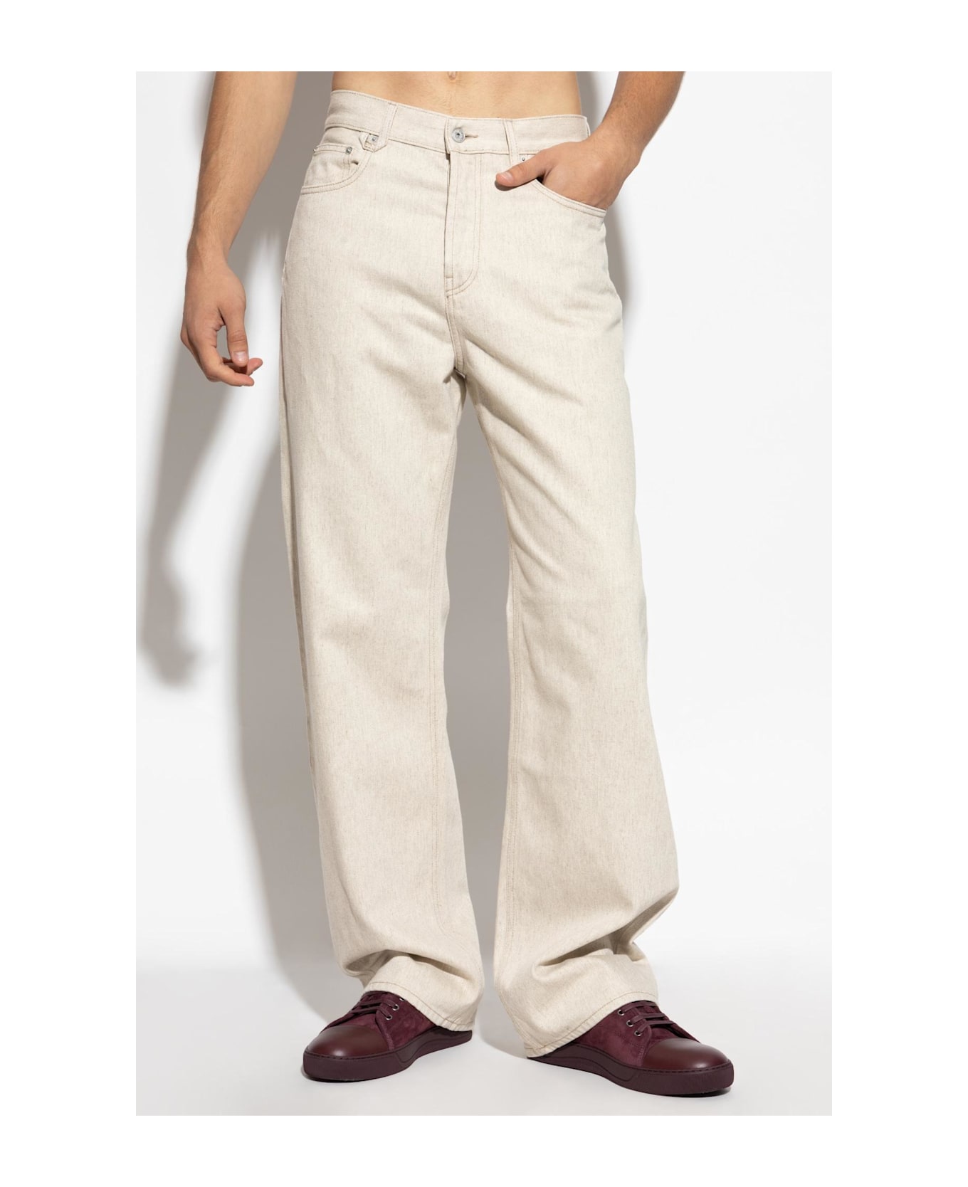 Jacquemus 
droit
 Straight Jeans - NEUTRALS
