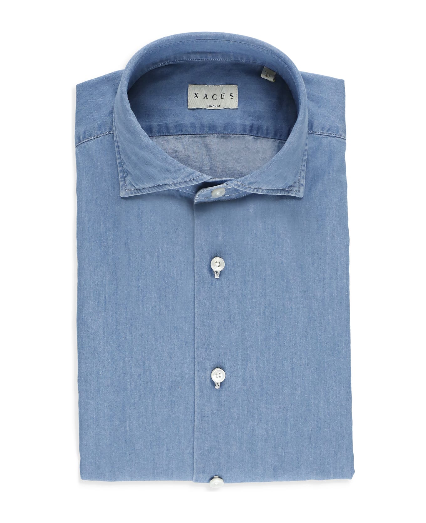 Xacus Cotton Shirt - Blue