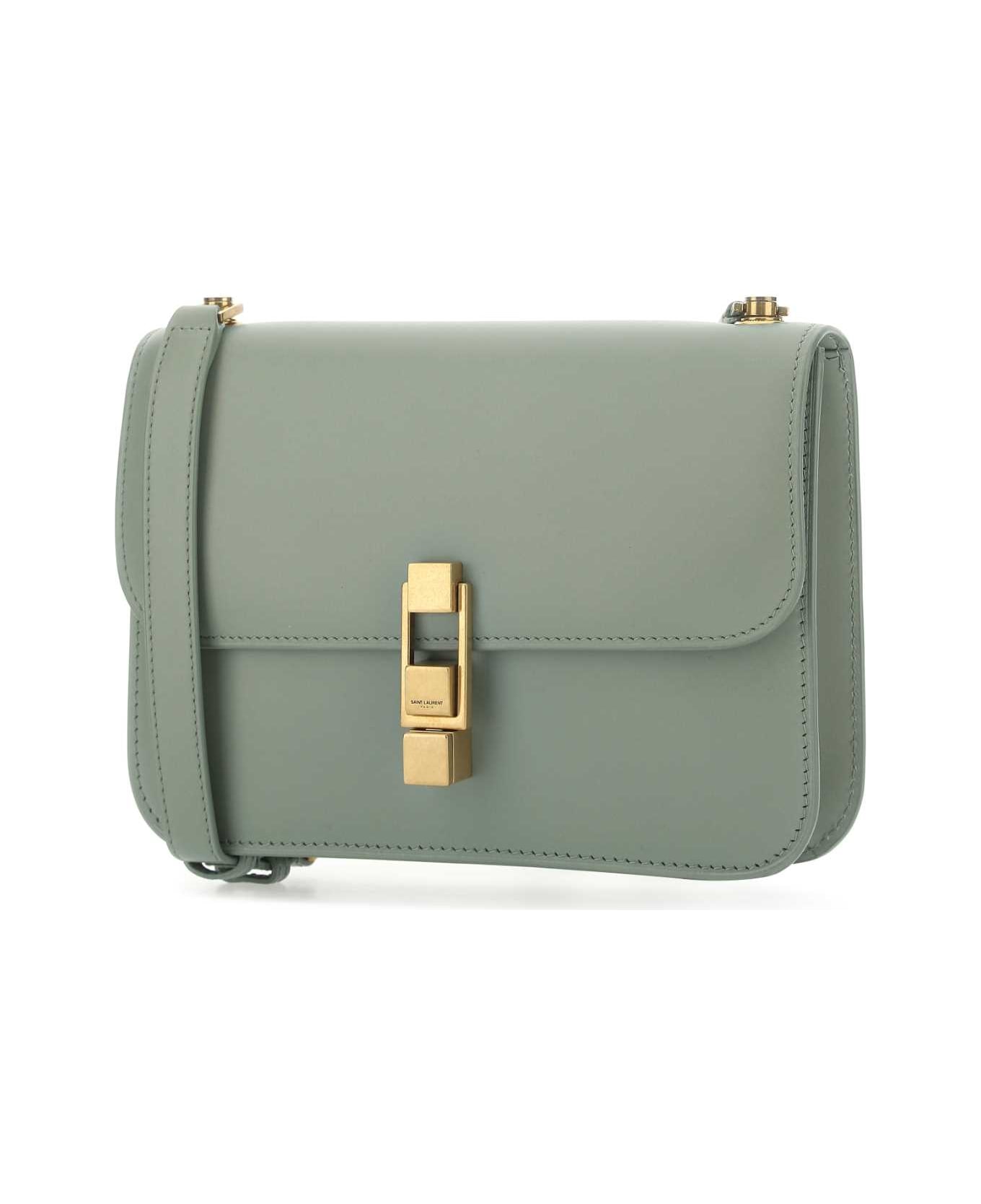 Saint Laurent Sage Green Leather Carrã© Shoulder Bag - 1608