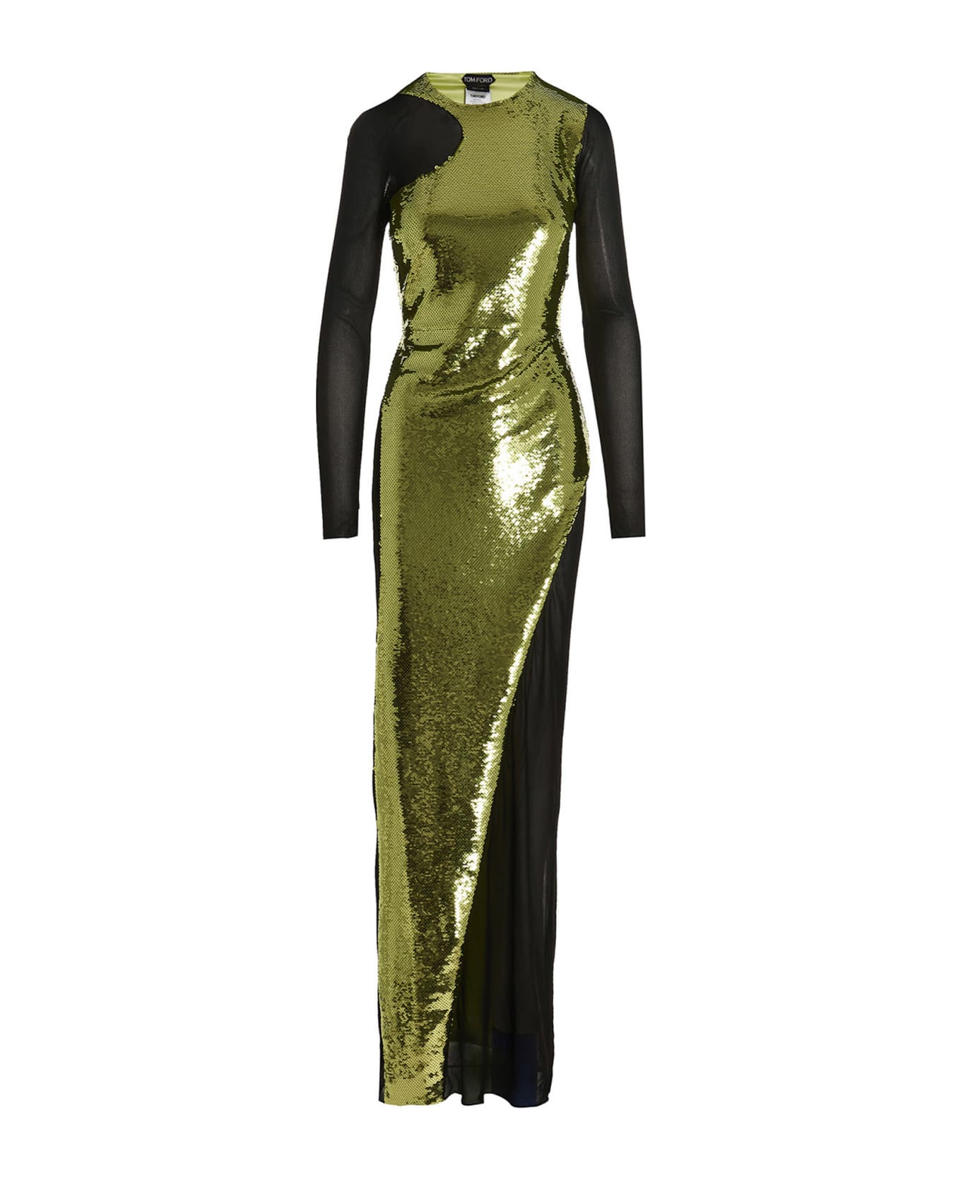 Tom Ford Sequin Long Dress - Green