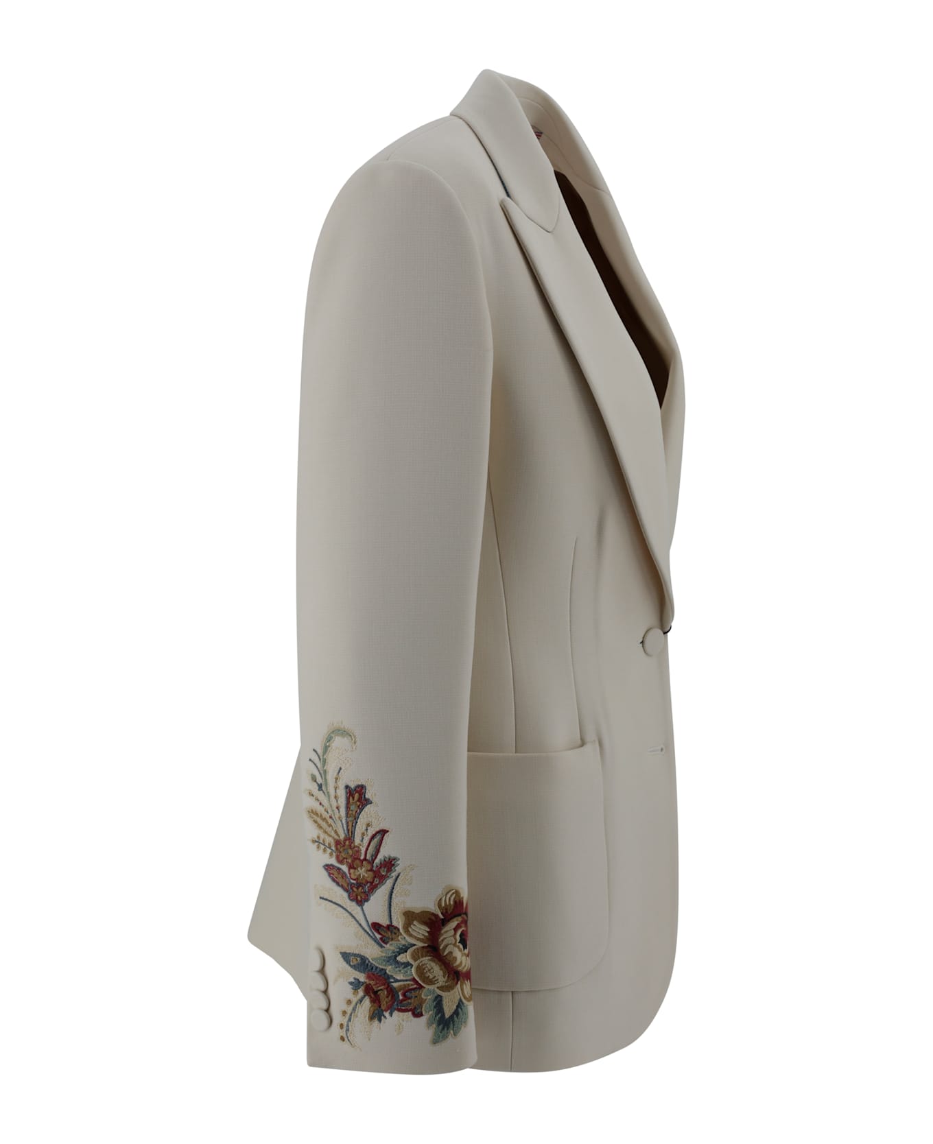 Etro Single-breasted Jacket - White