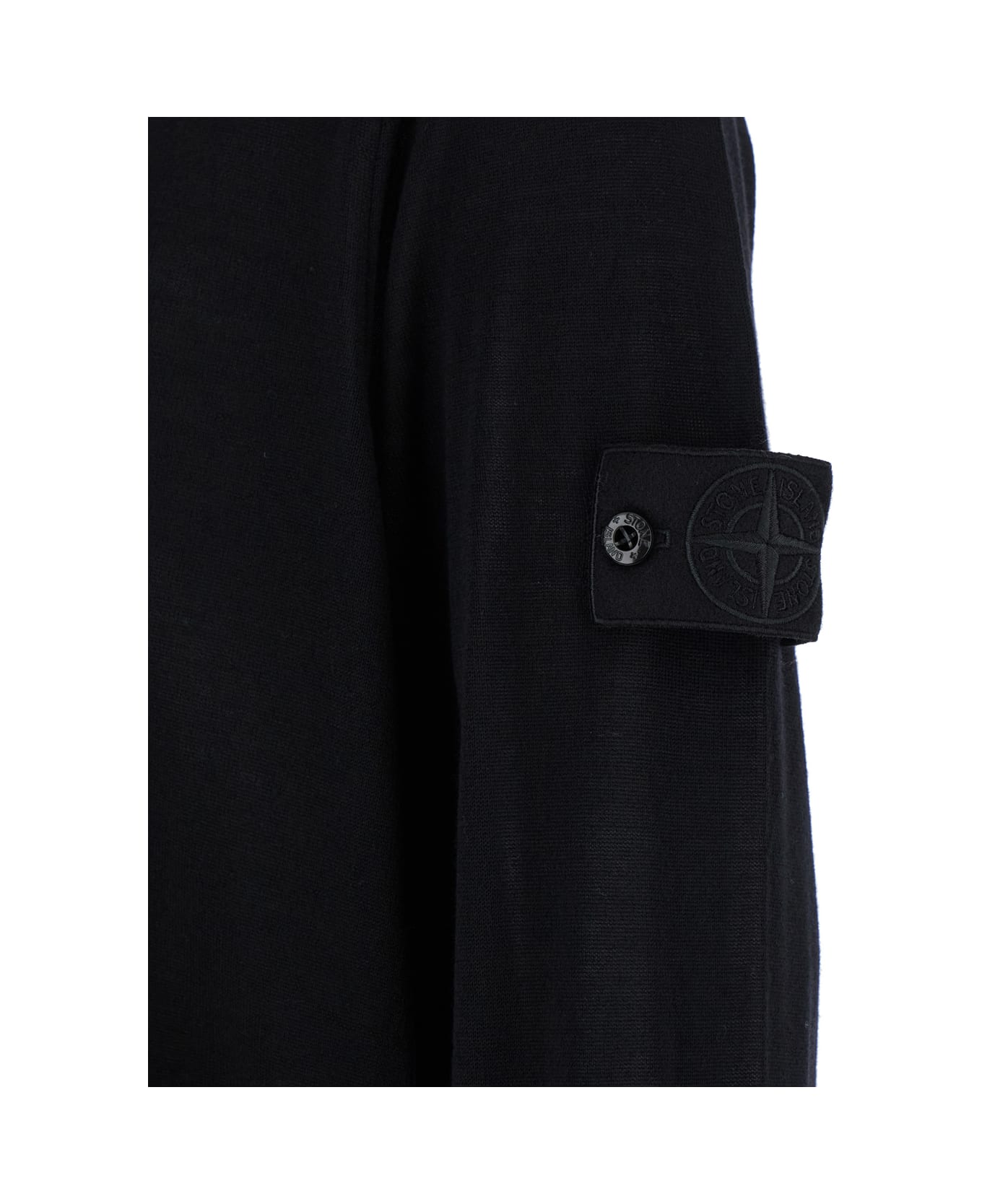 Stone Island Merinos Girocollo - Black