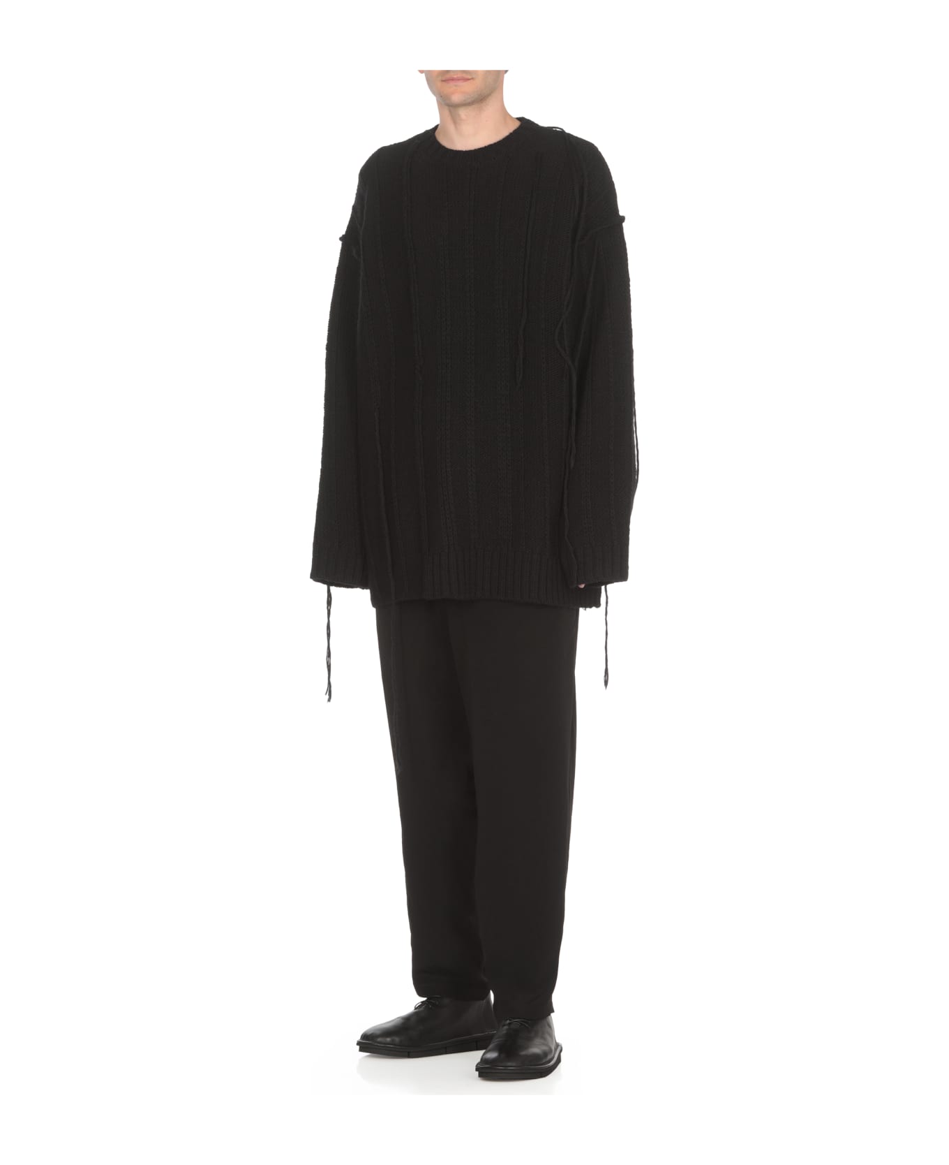 Yohji Yamamoto Wool Sweater - Black