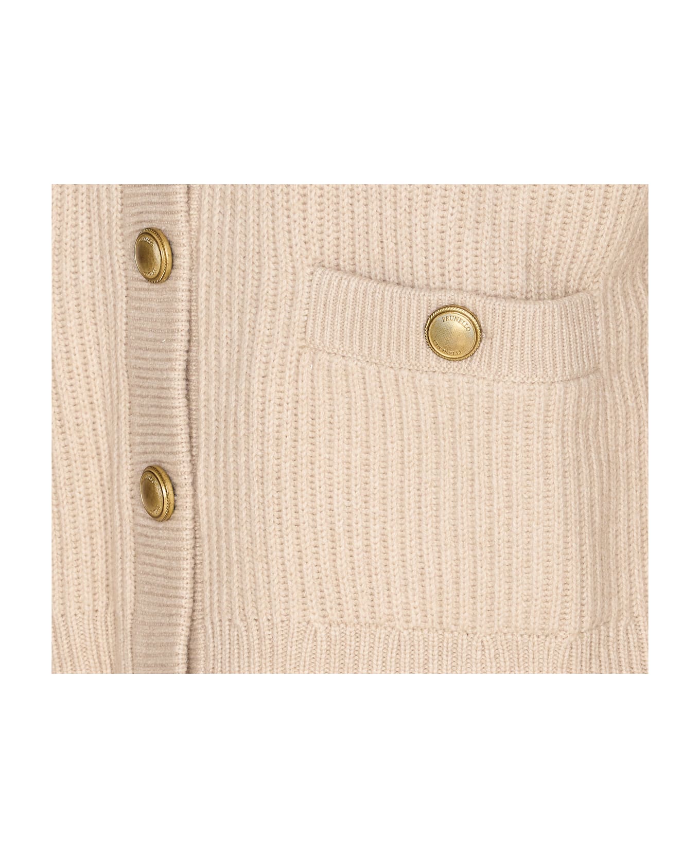 Brunello Cucinelli Knitted Cardigan - Beige