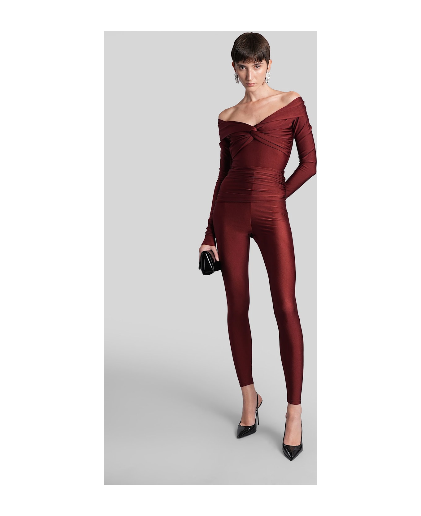 The Andamane Kendall Body In Bordeaux Polyamide - bordeaux