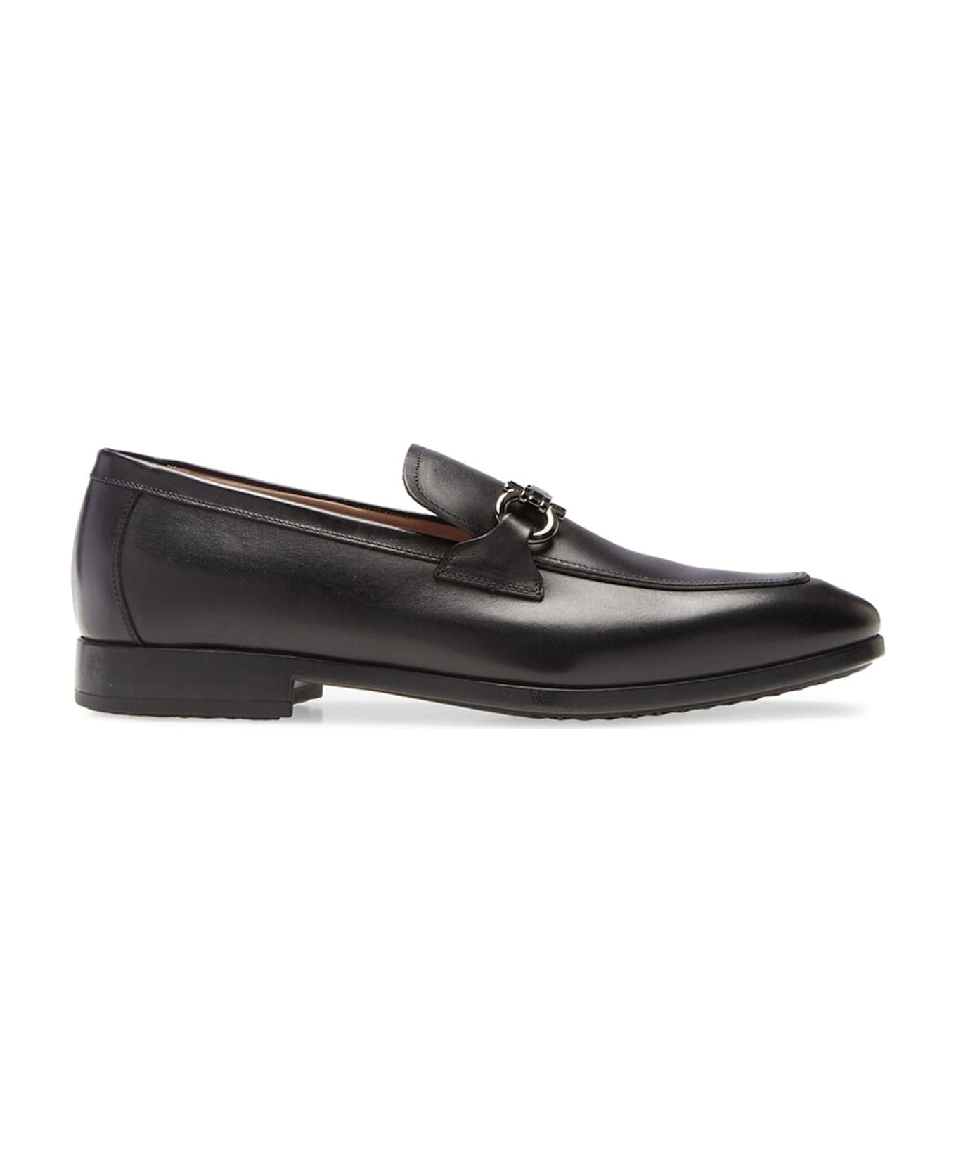 Ferragamo Ree Leather Loafers - Black