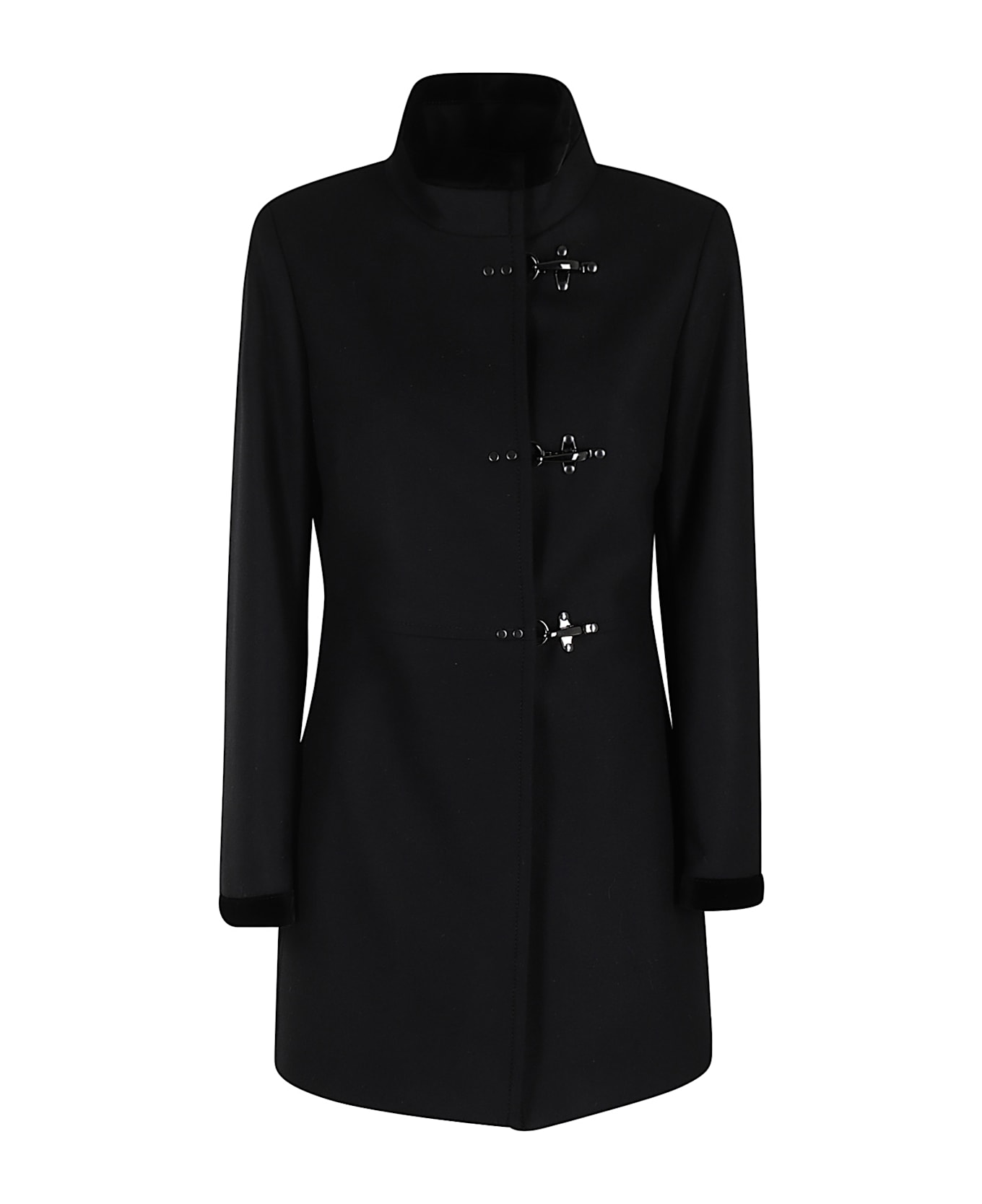 Fay Cappotto Virginia 3 Ganci - Nero