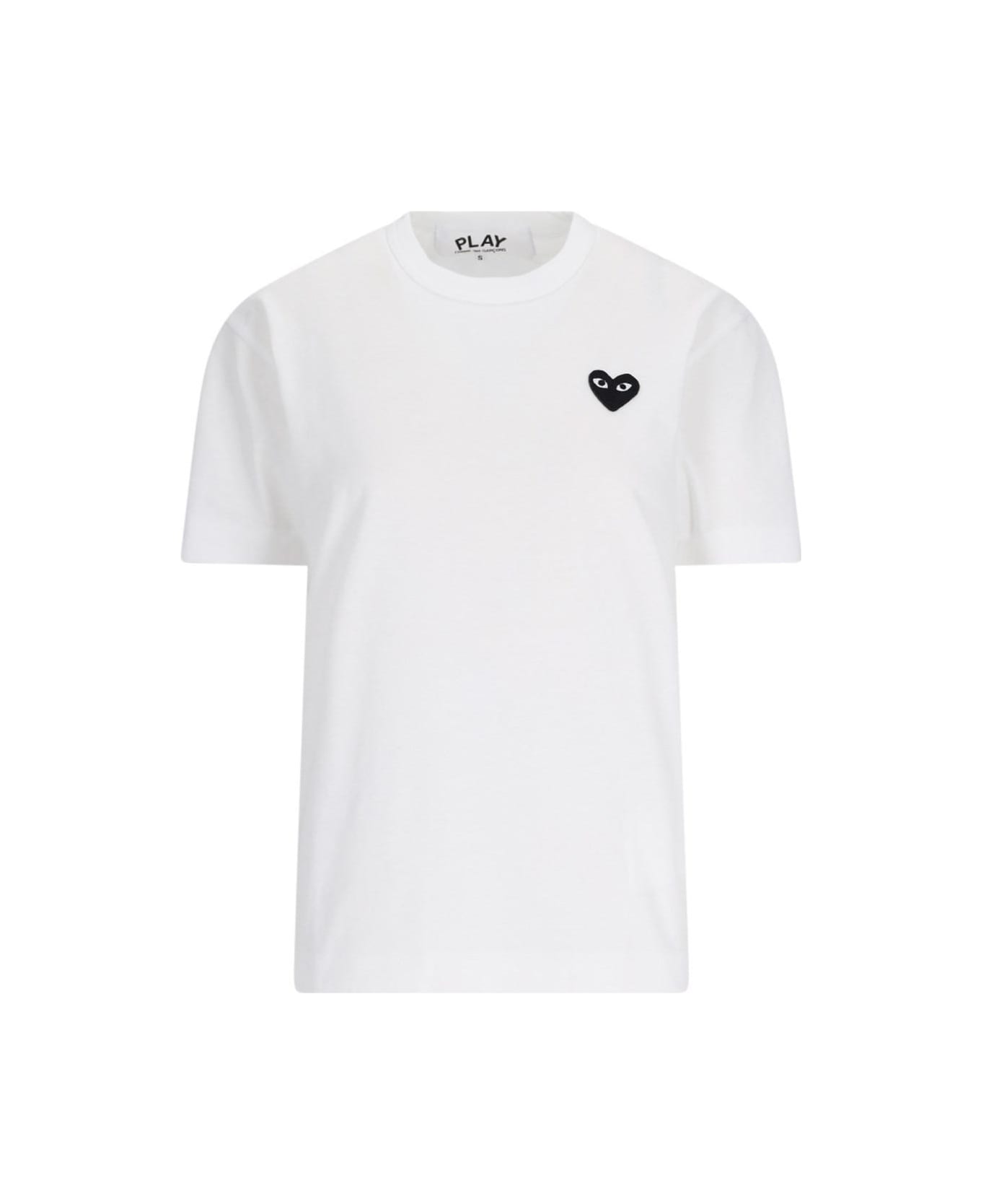 Comme des Garçons Play Logo T-shirt - White