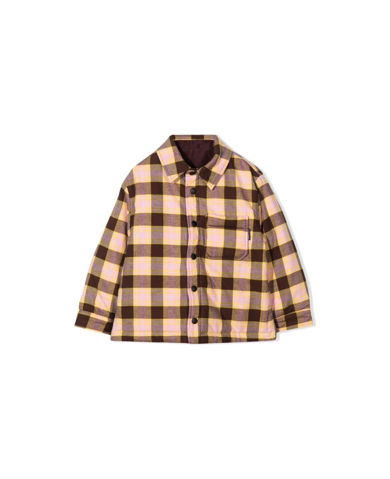 Palm Angels Check Padded Reversible Shirt - MULTICOLOUR