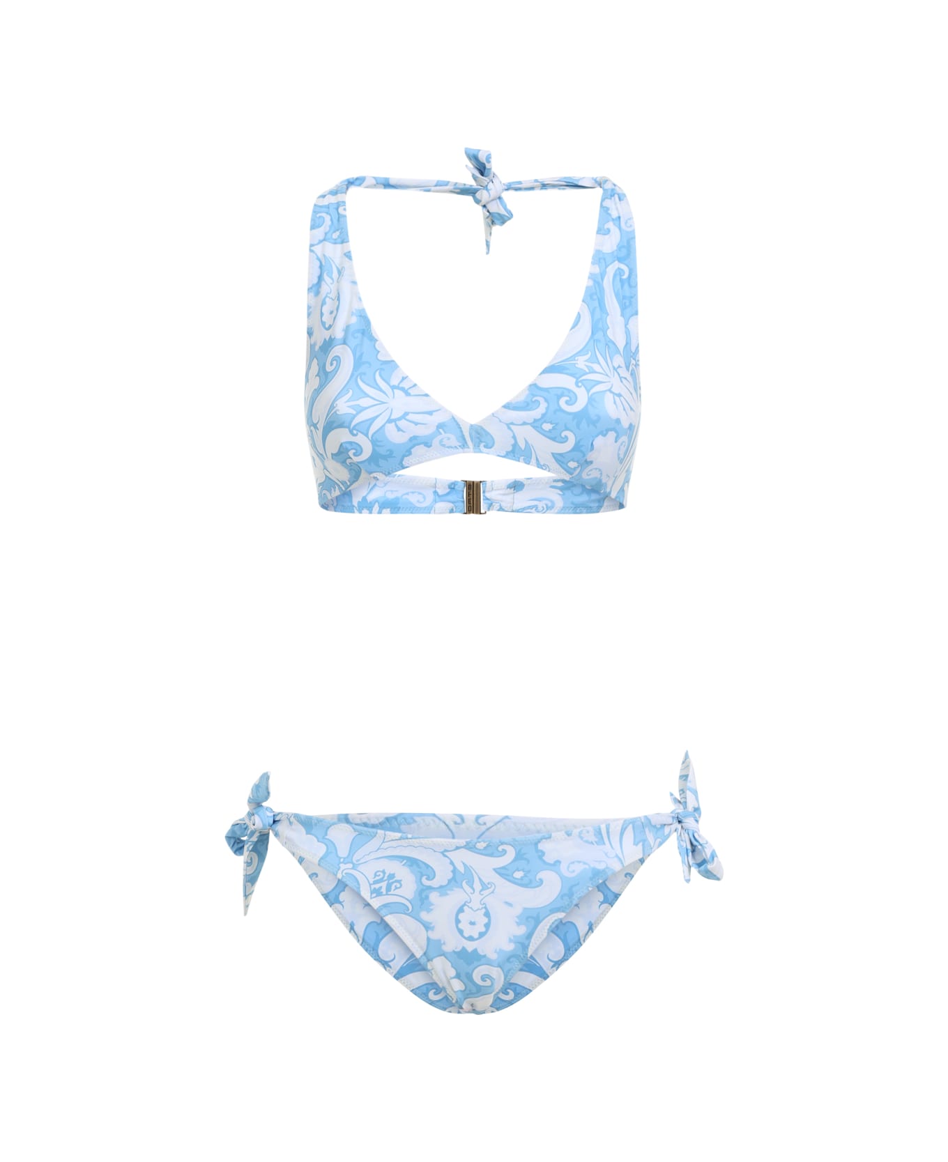 Etro Floral Paisley Bikini - Blue