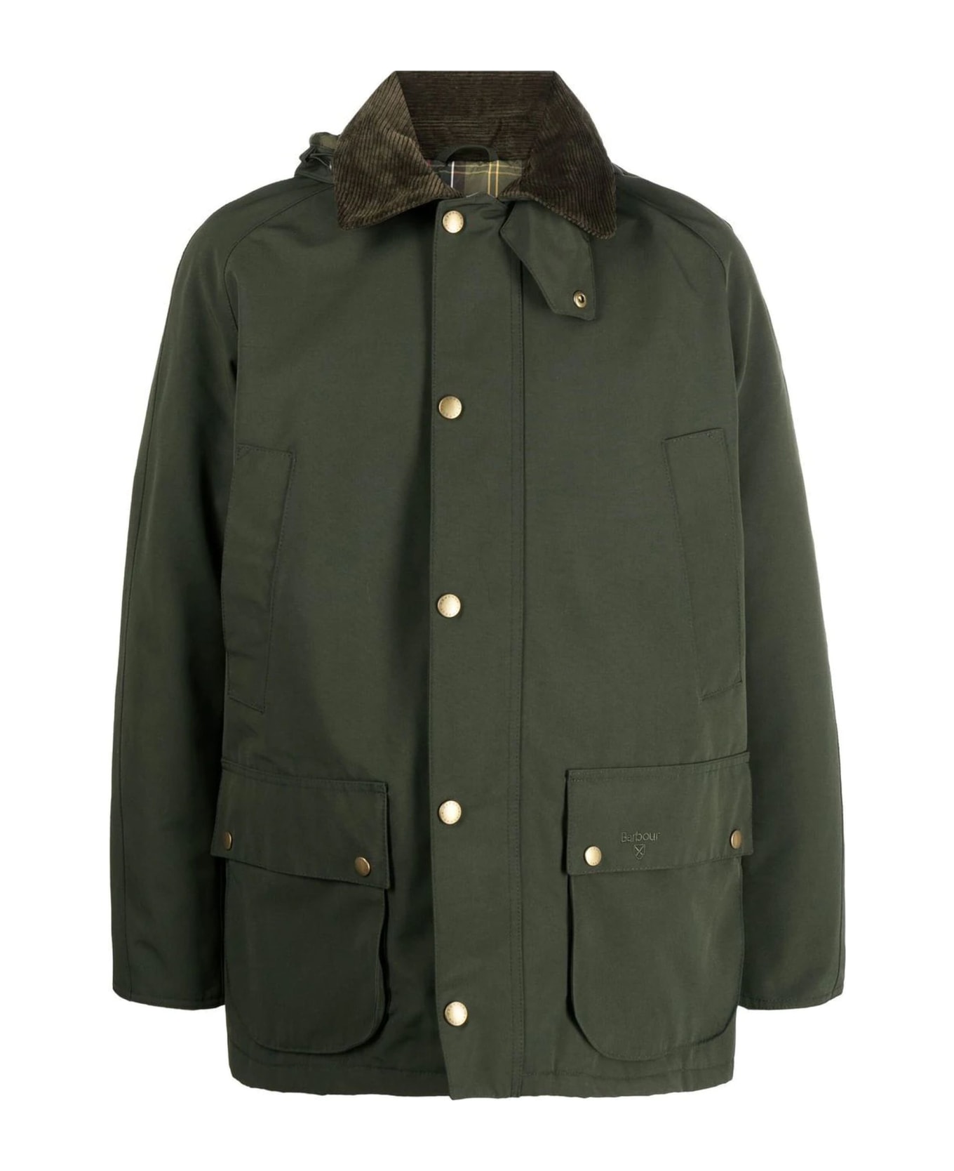 Barbour Waterproof Ashby Hooded Jacket - Green