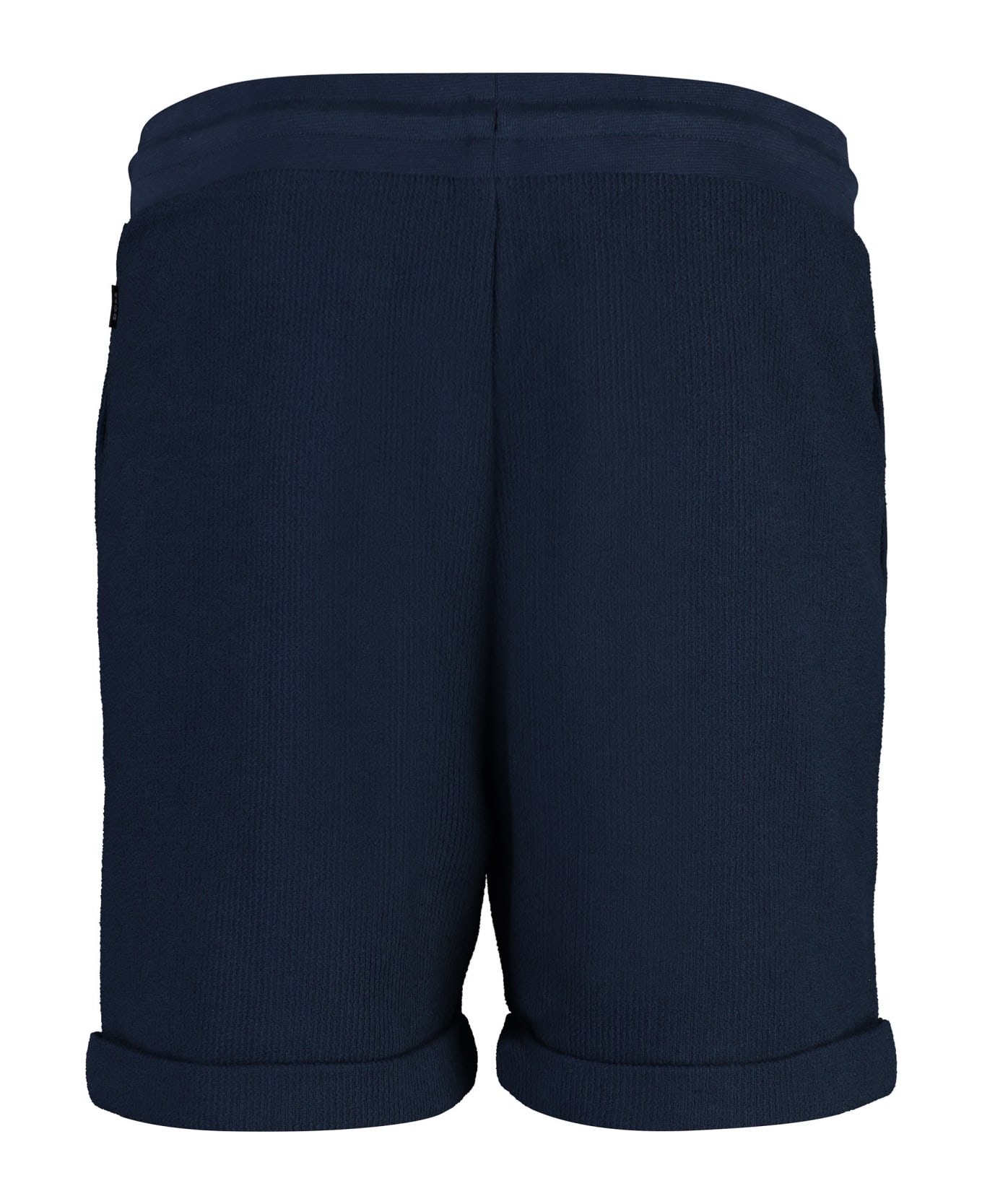 Hugo Boss Cotton Bermuda Shorts - blue