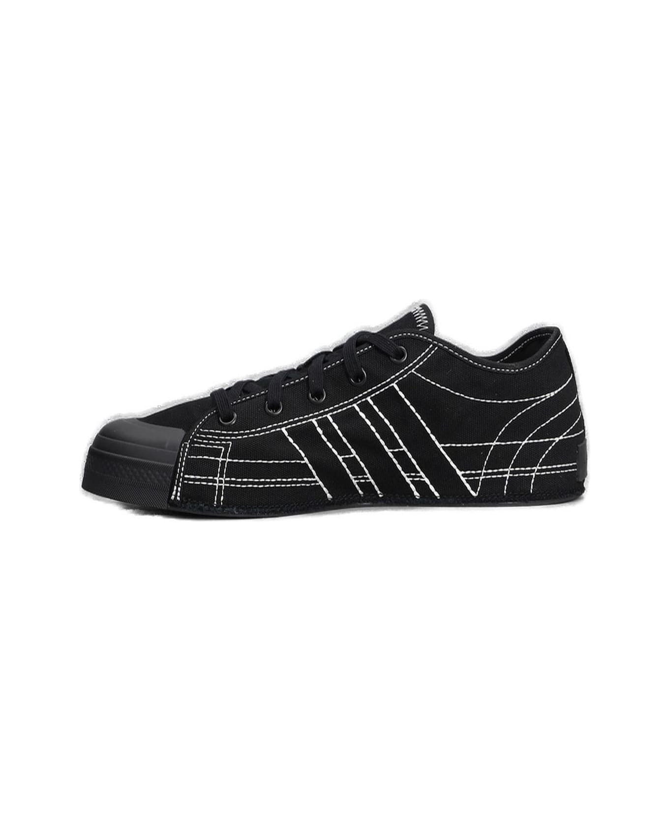 Y-3 Nizza Lo Sneakers - Black