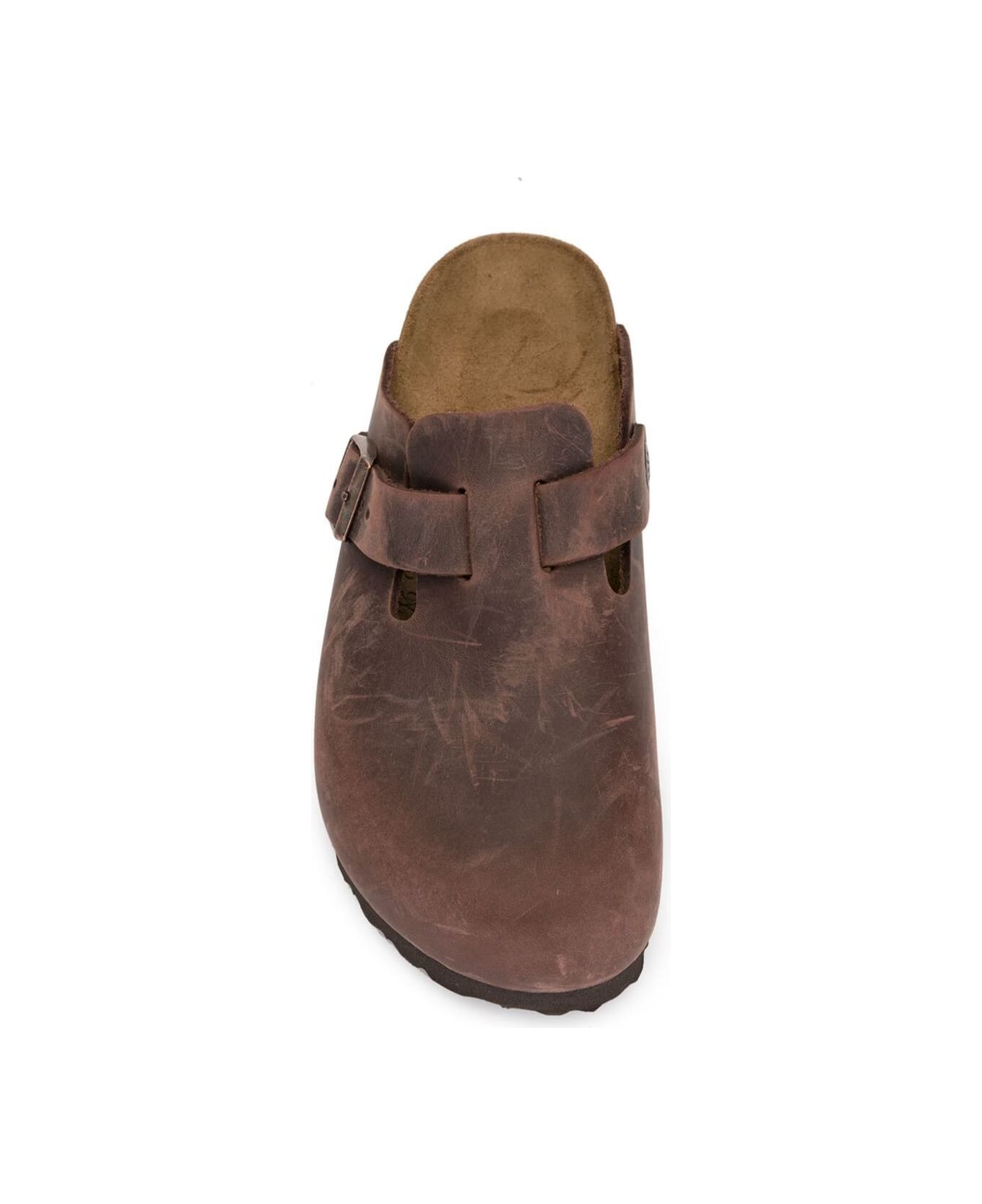 Birkenstock Boston | Waxy Leather - Marrone