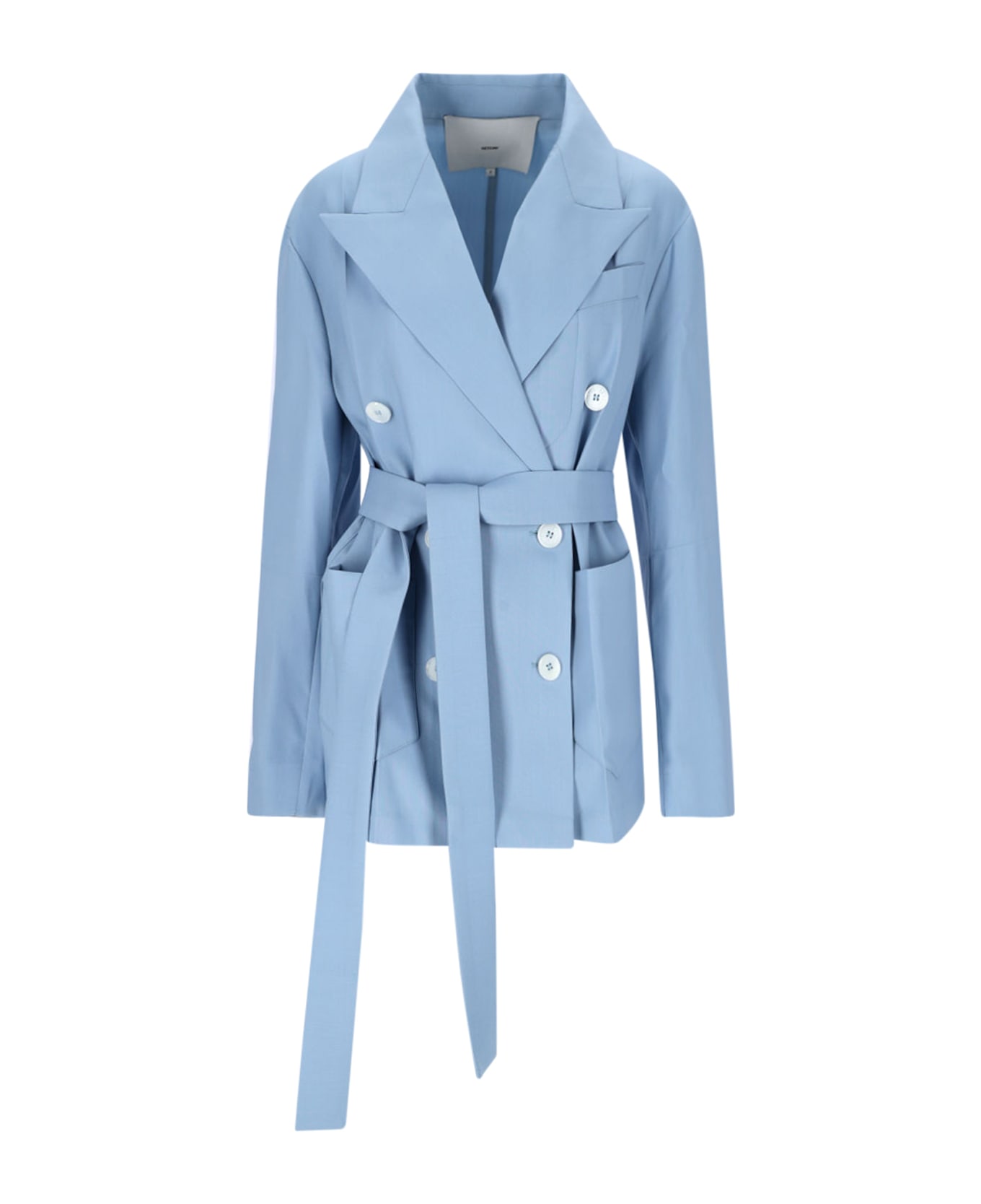 Setchu 
origami
 Double-breasted Blazer - Light Blue