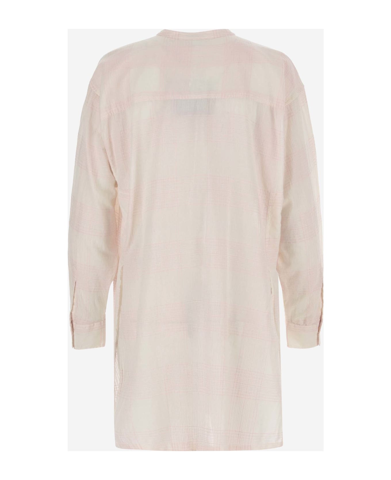 Aspesi Long Cotton Shirt - Pink