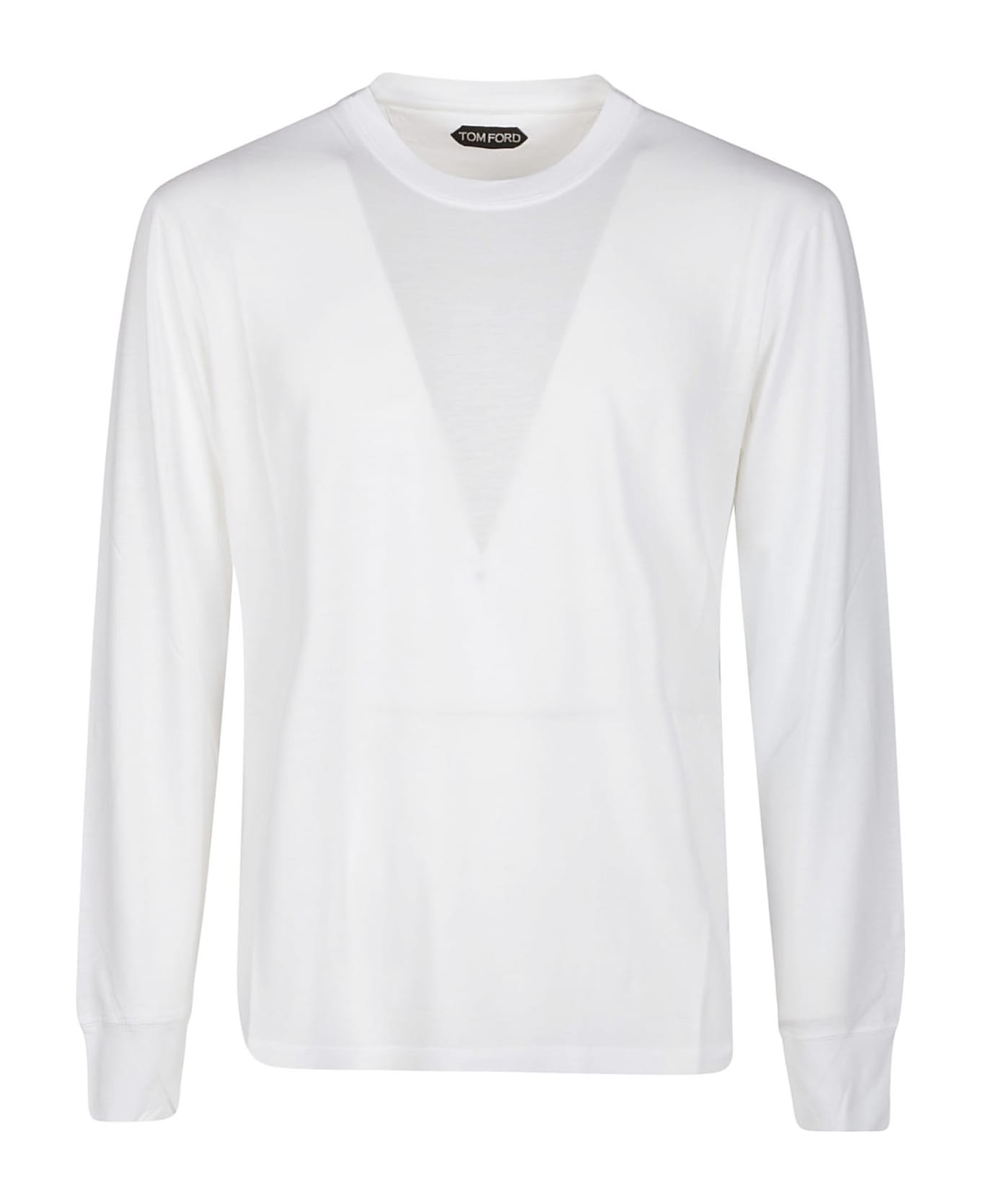 Tom Ford Classic L/s T-shirt - White シャツ