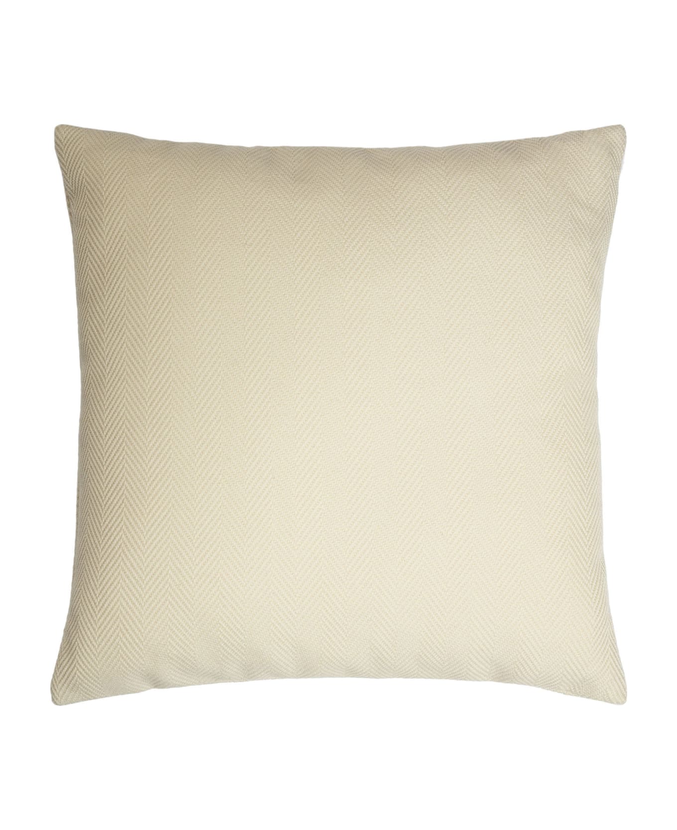 Lo Decor Cortina wool herringbone Pillow - white クッション
