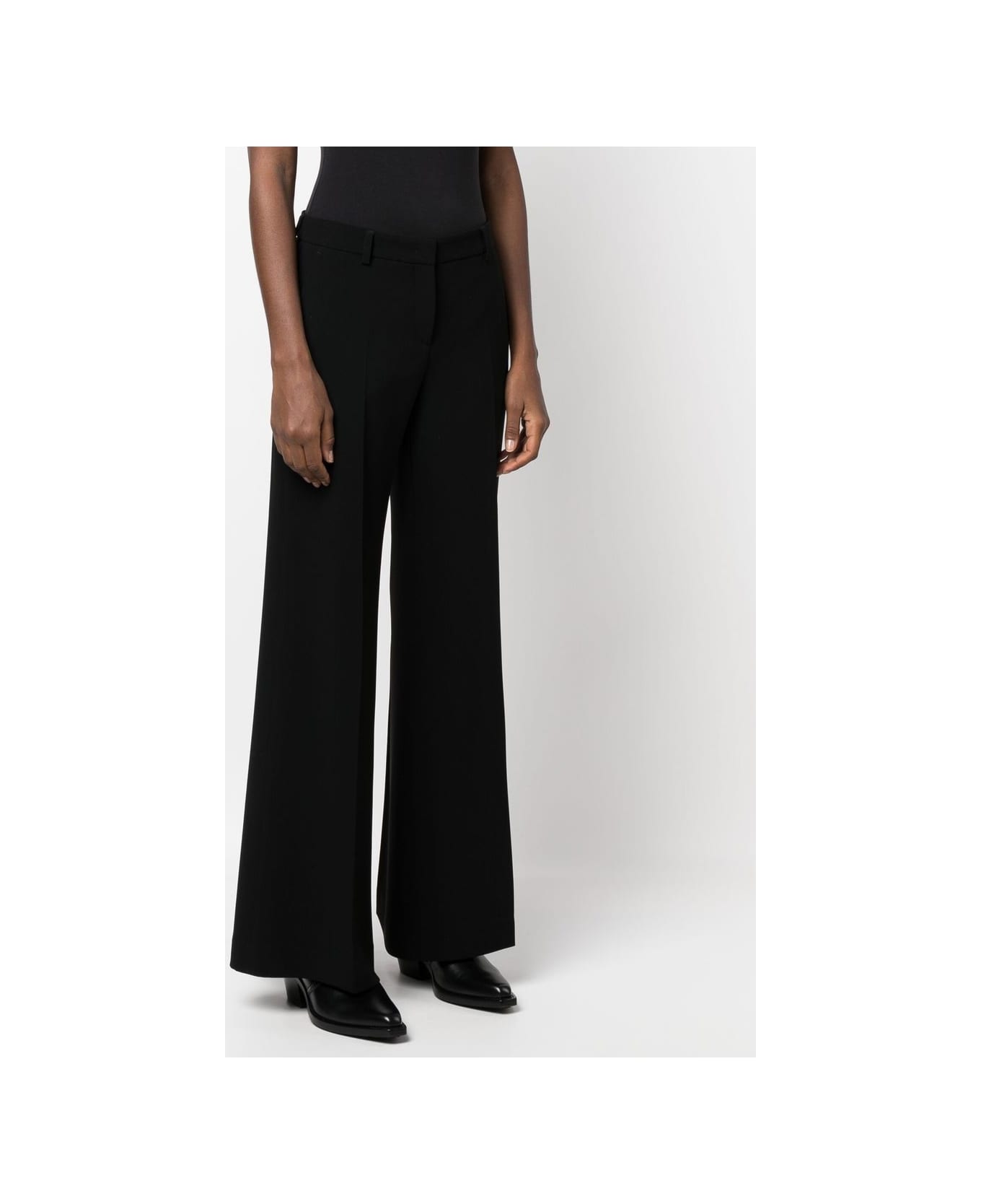 Alberto Biani Flared Trousers - Black