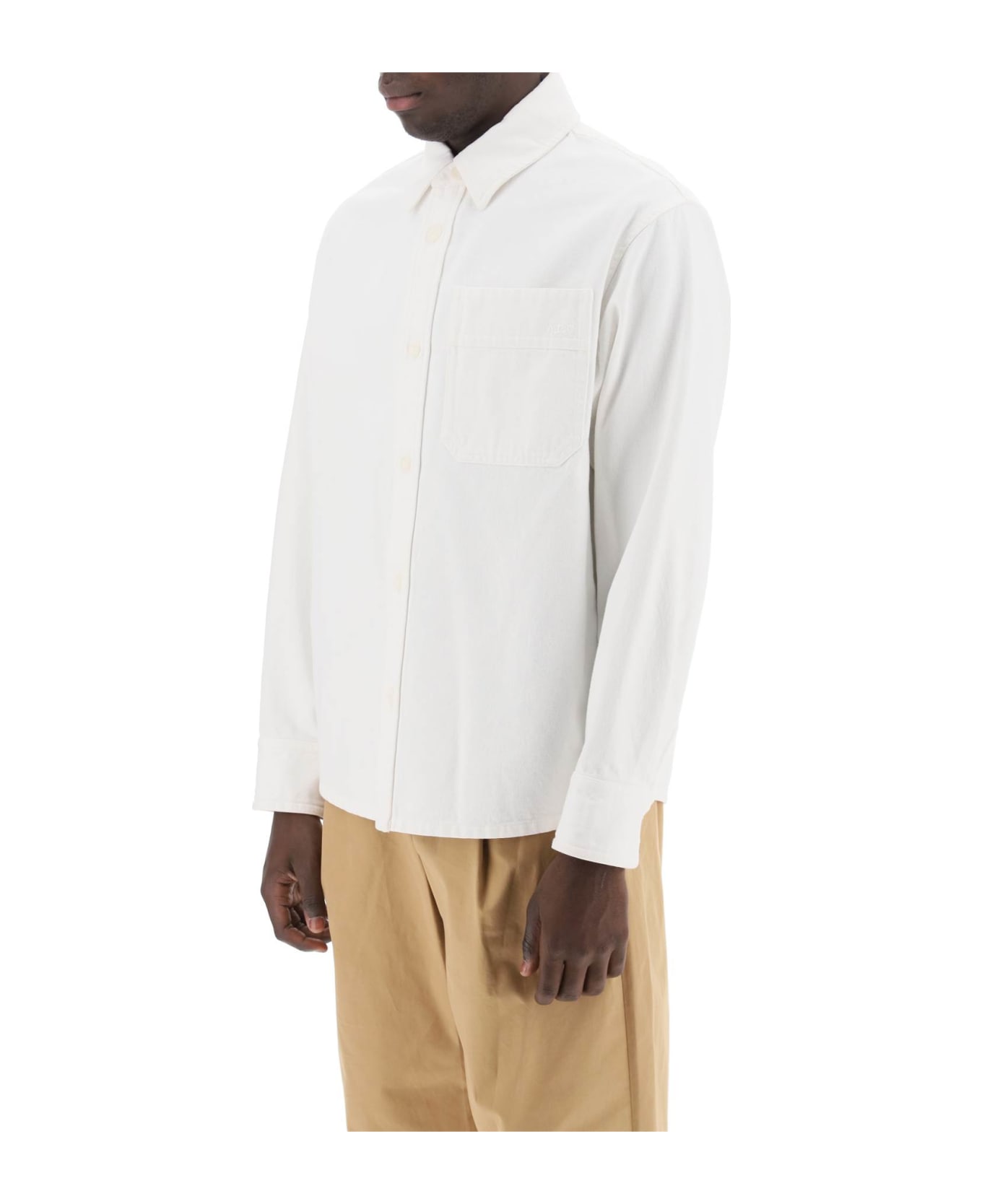 A.P.C. Basile Brodèe Overshirt - WHITE (White)