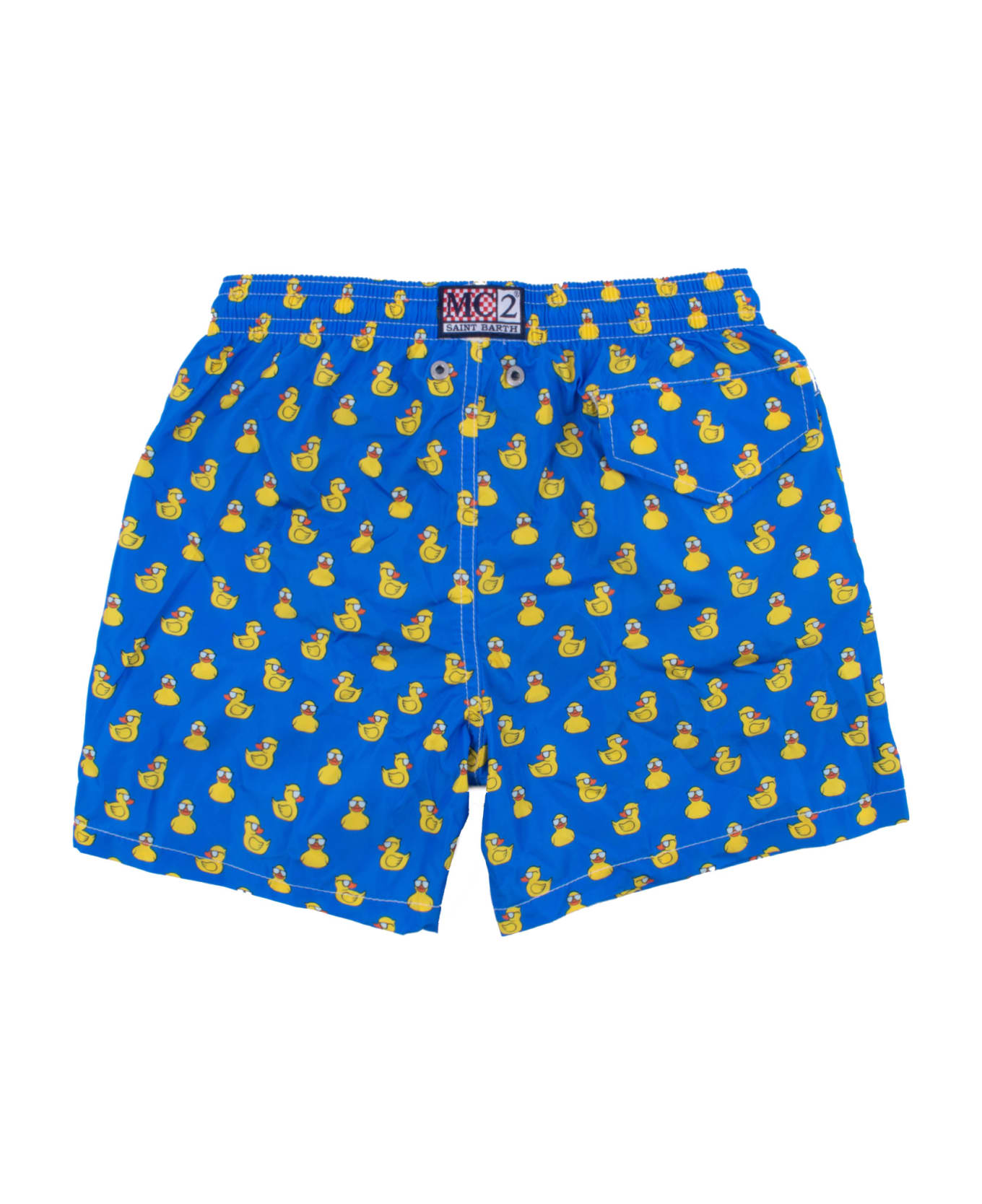 MC2 Saint Barth Swim Shorts With Print - Blue 水着
