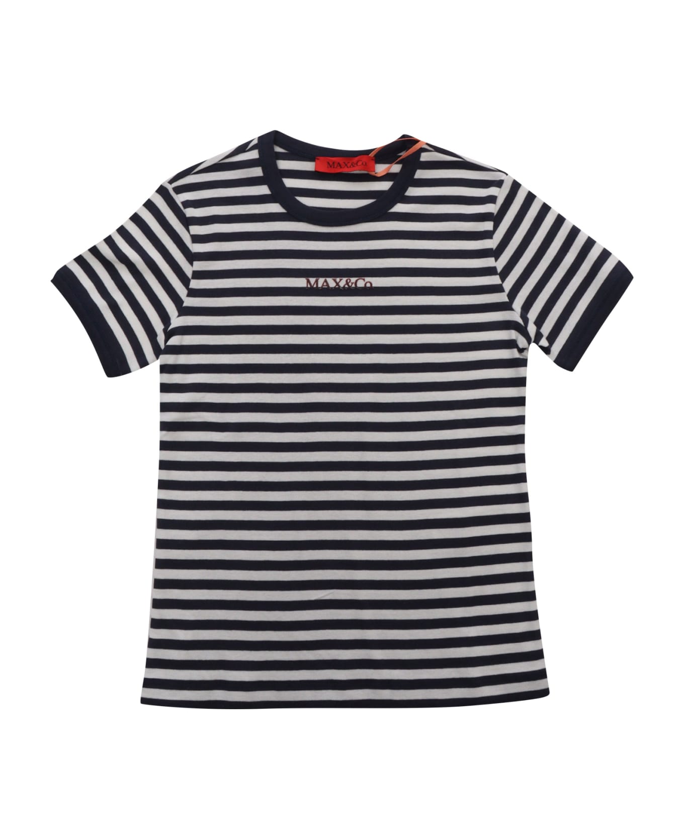 Max&Co. Black Striped T-shirt - BLACK