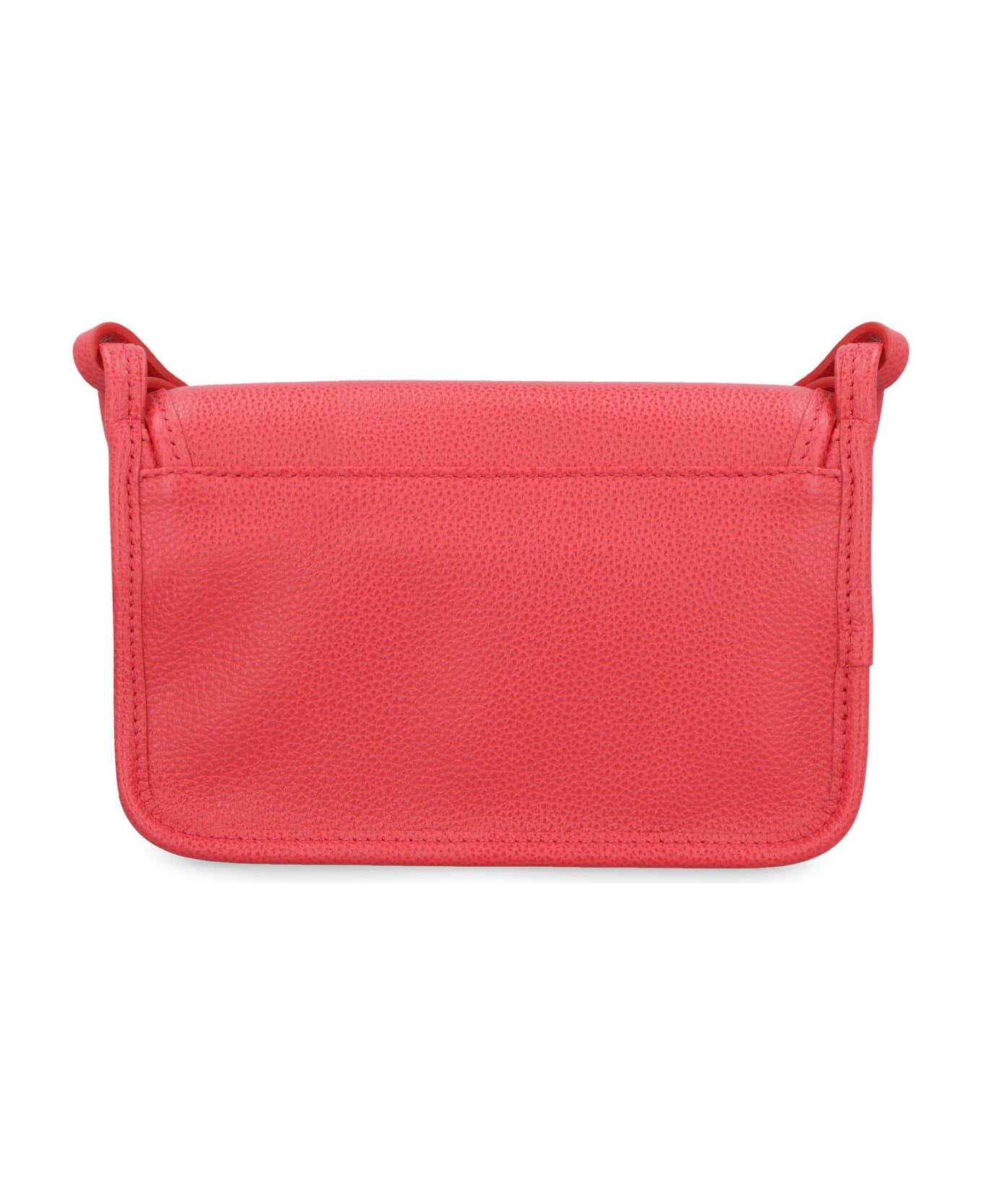 Longchamp Le Foulonné Leather Crossbody Bag - red ショルダーバッグ