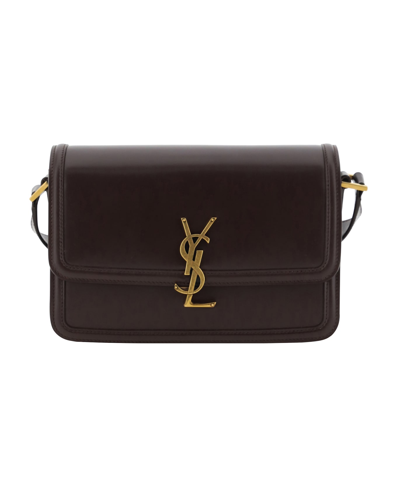 Saint Laurent Solferino Shoulder Bag - Dark Sweet Choco