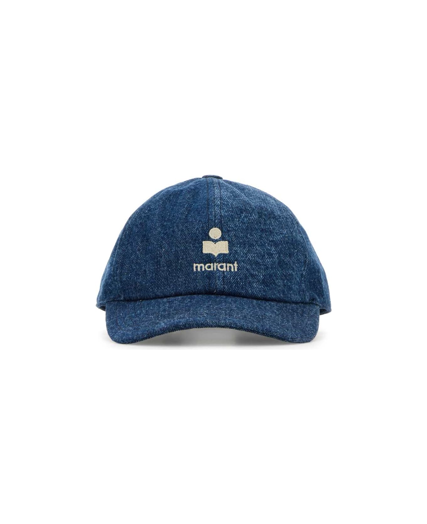 Isabel Marant Denim Tomas Baseball Cap - Blue